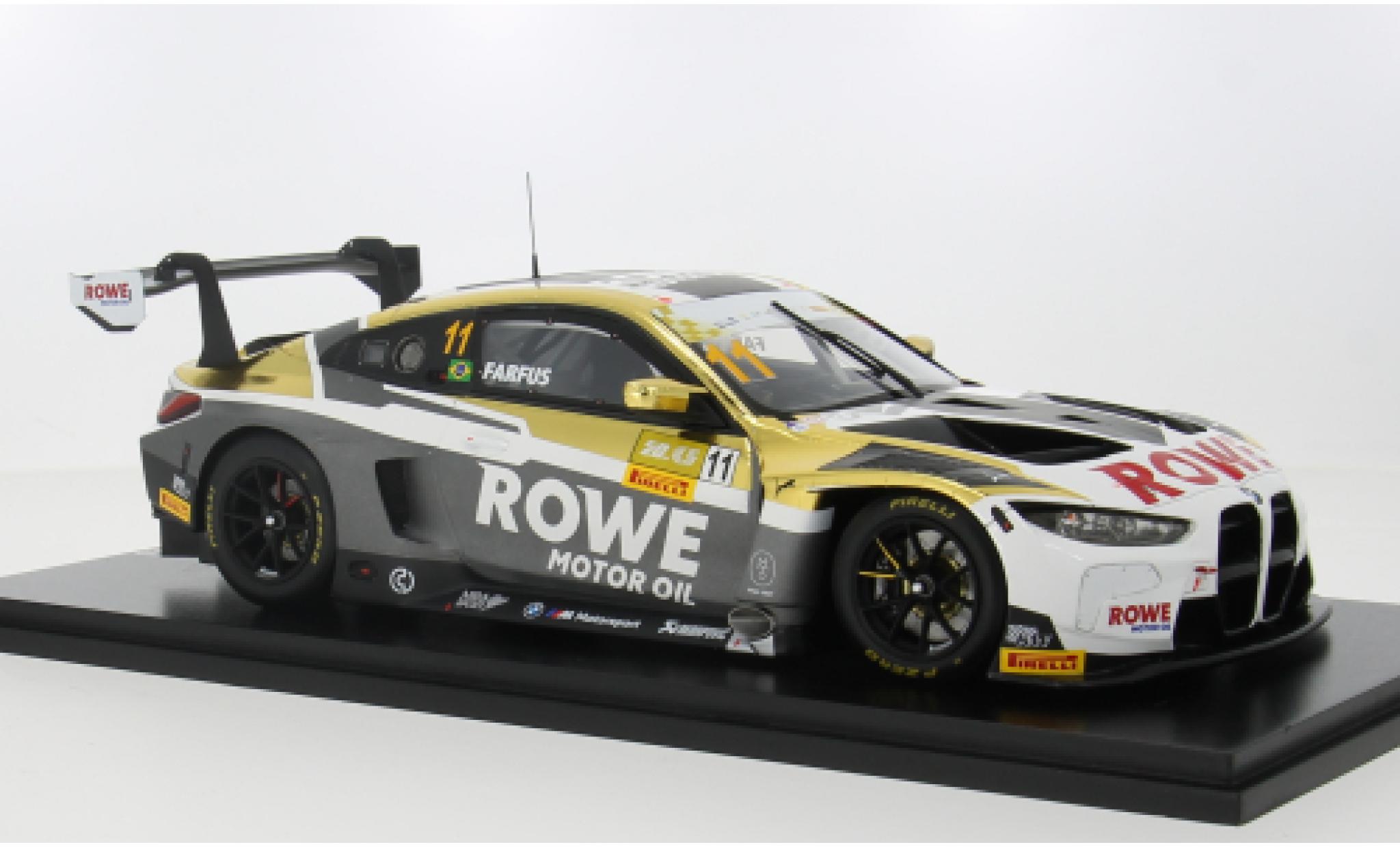 Bmw M4 1/18 Spark GT3 No.11 ROWE Racing Fia GT World Cup Macau 2023 1:18 modelauto