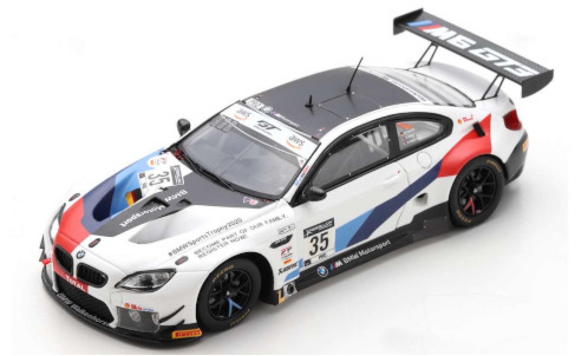 Bmw M6 1/43 Spark GT3 No.35 Walkenhorst Motorsport 24h Spa 2020 M.Tomczyk/D.Pittard/N.Yelloly modelauto