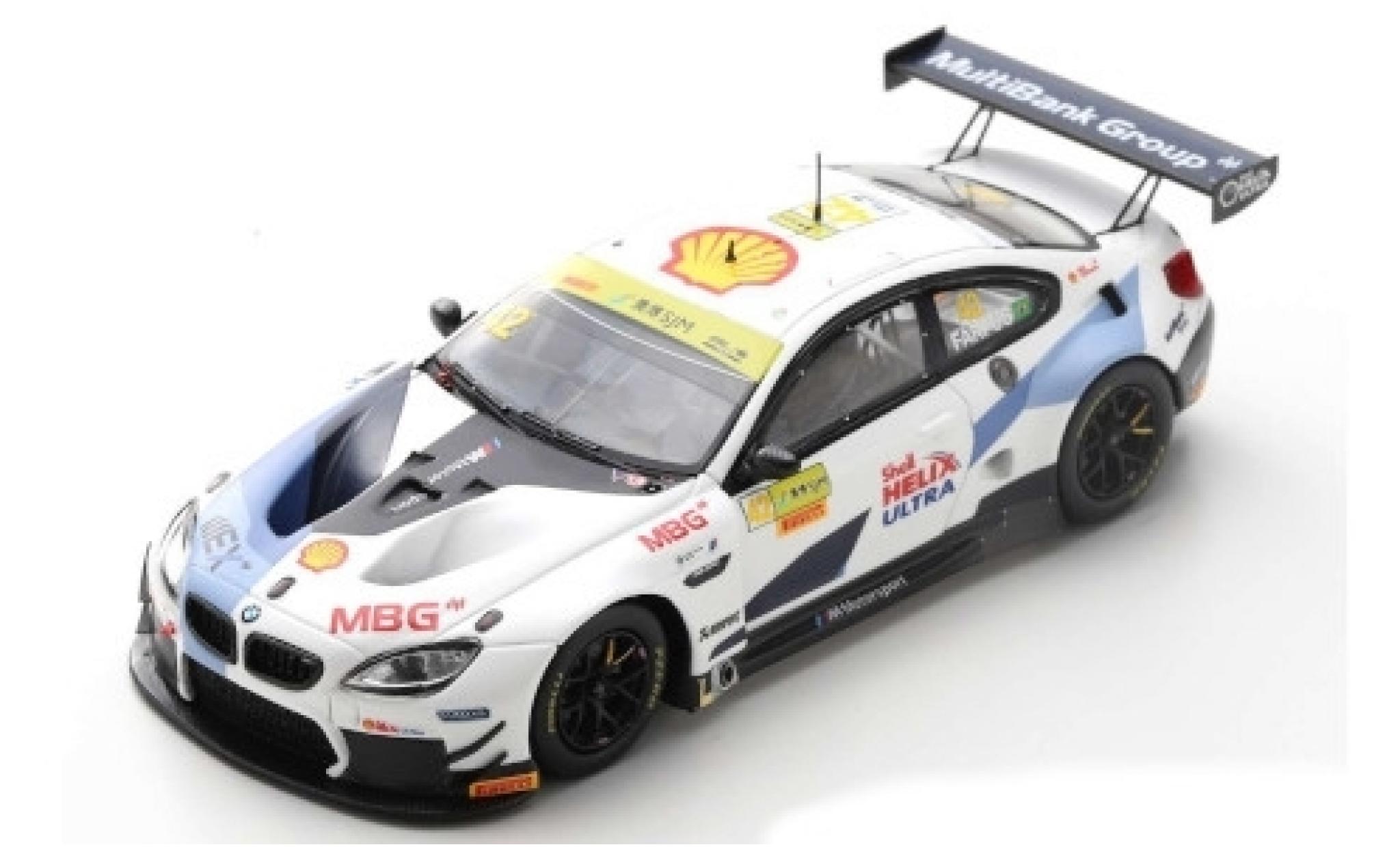 Bmw M6 1/43 Spark GT3 No.42 Team Schnitzer Fia GT World Cup Macau 2019 A.Farfus modelauto