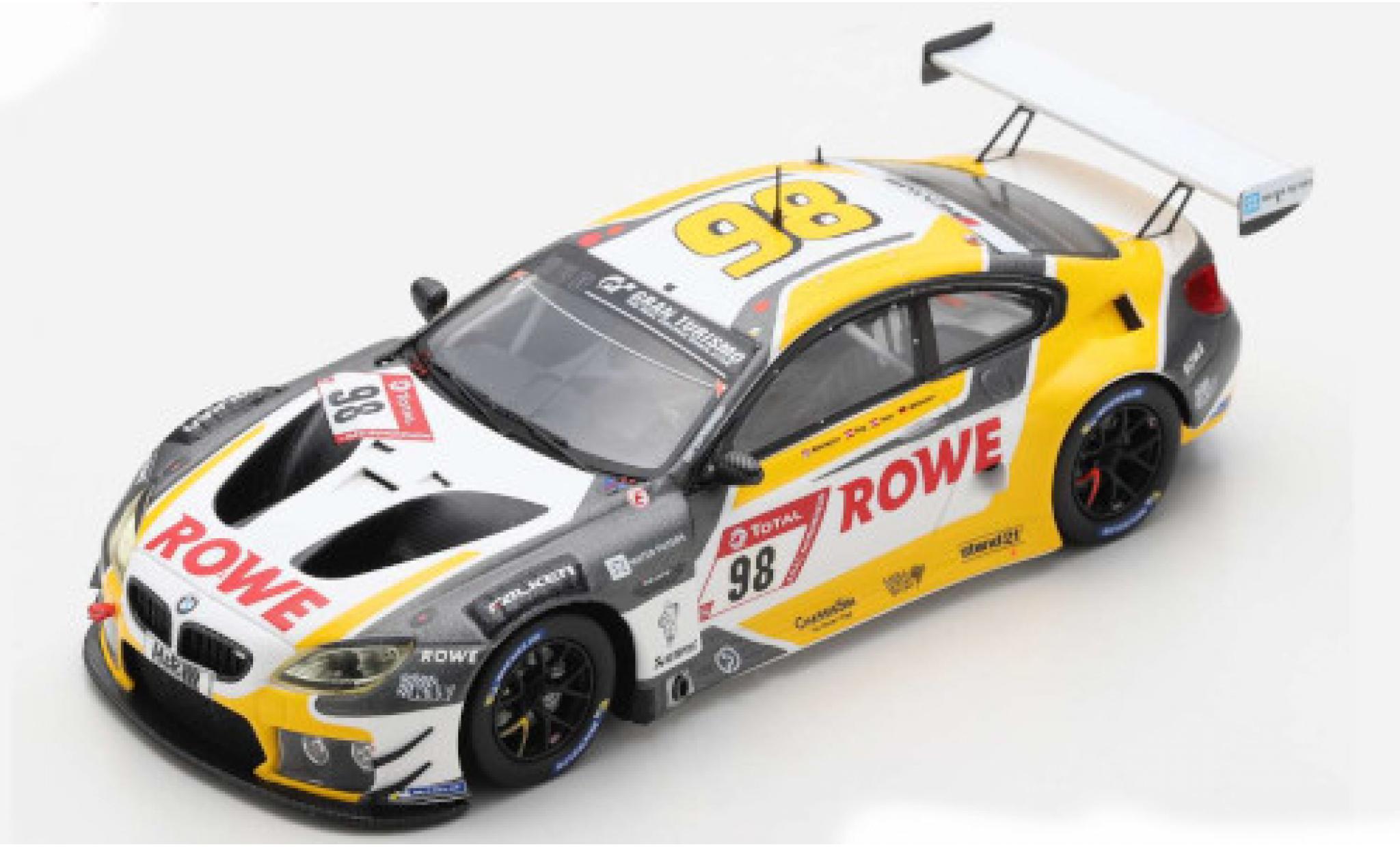 Bmw M6 1/43 Spark GT3 No.98 Rowe Racing ROWE 24h N&uuml;rburgring 2020 M.Wittmann/T.Blomqvist/P.Eng modelauto
