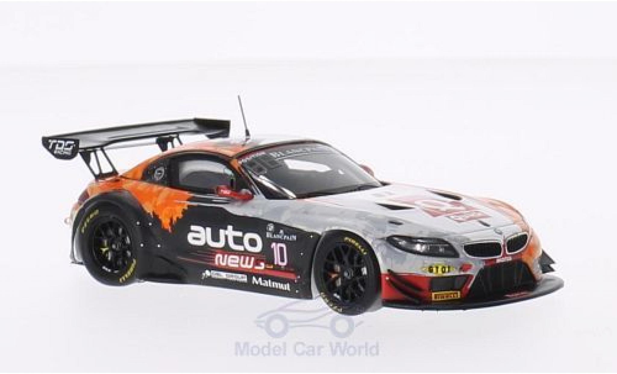 Bmw Z4 1/43 Spark No.10 TDS Racing 24h Spa 2014 B.Lariche/E.Clement/N.Armindo/O.Pla modelauto