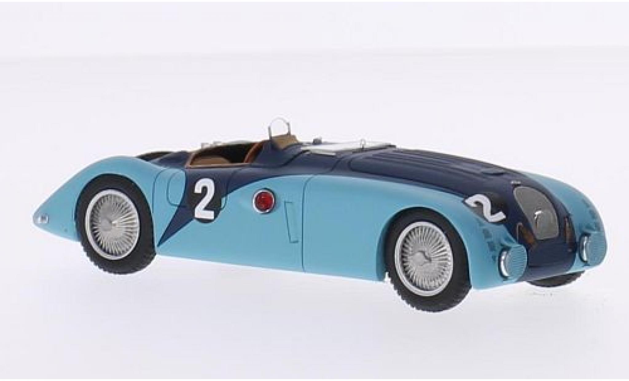 Bugatti 57 1/43 Spark Type G RHD No.2 24h Le Mans 1937 J-P.Wimille/R.Benoist modelauto