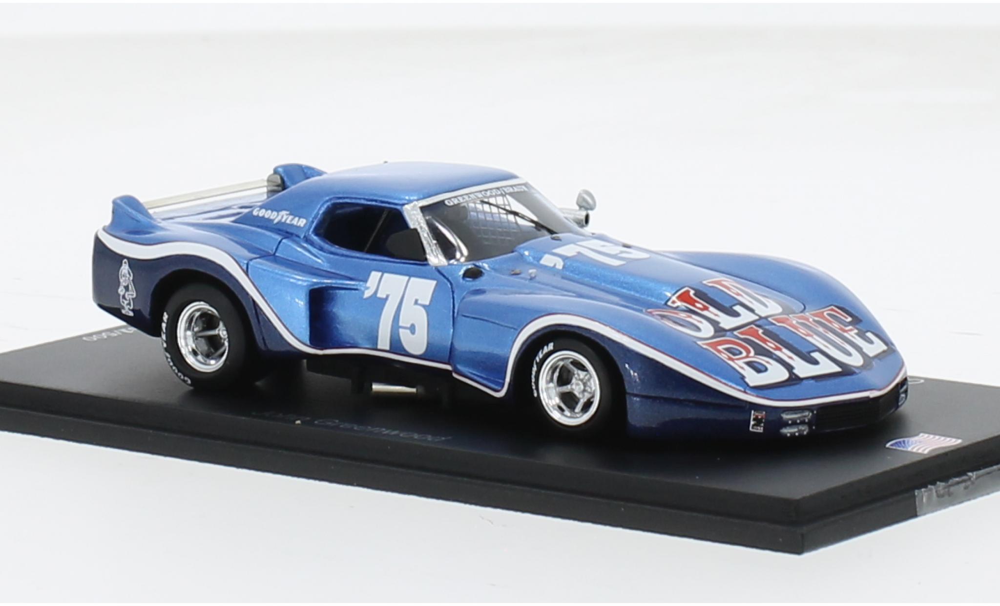 Chevrolet Corvette 1/43 Spark (C3) Greenwood No.75 IMSA Road America 1975 1:43 modelauto
