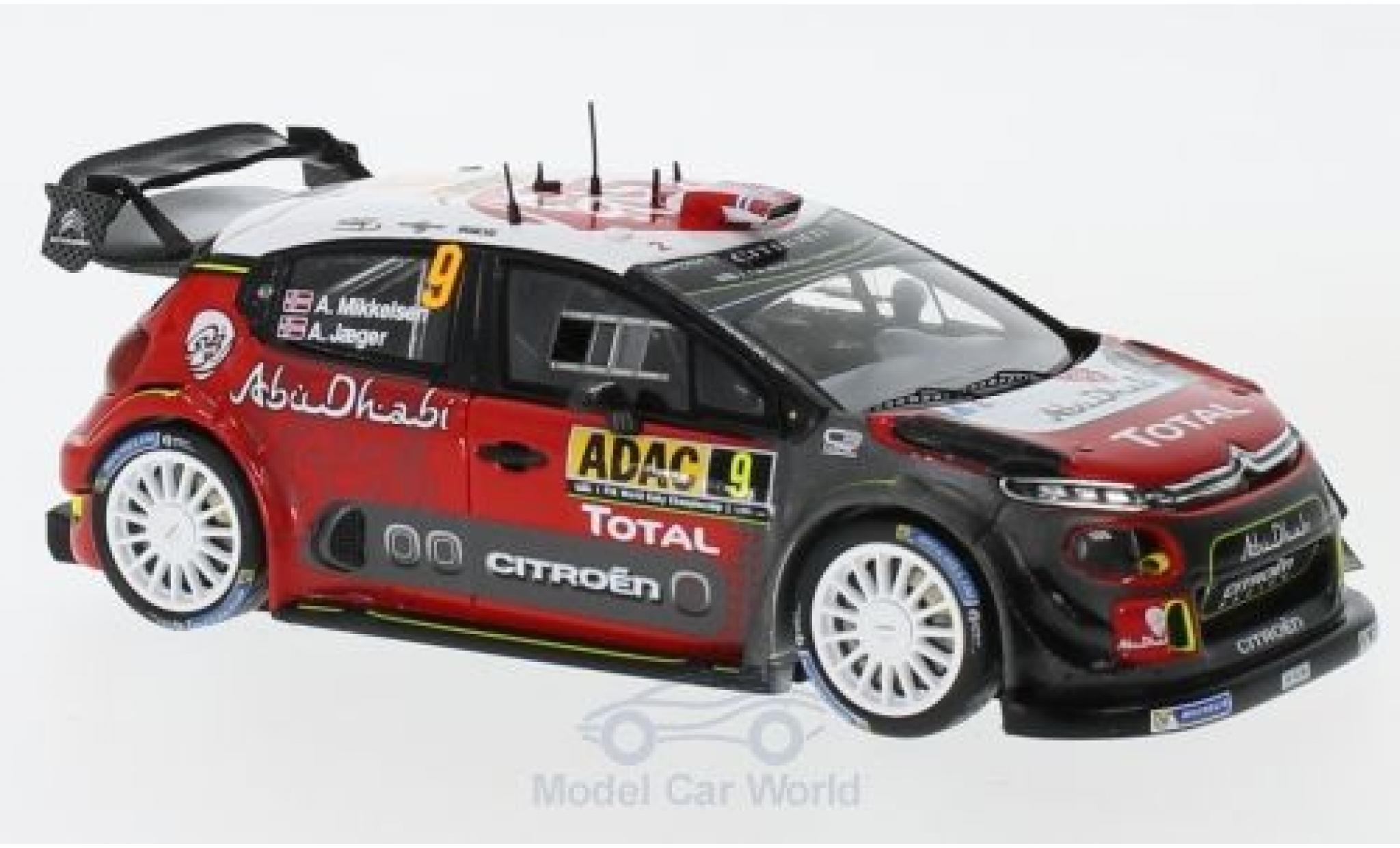 Citroen C3 1/43 Spark WRC No.7 Total Abu Dhabi WRT Rallye WM Rallye Deutschland 2017 A.Mikkelsen/A.J&auml;ger modelauto