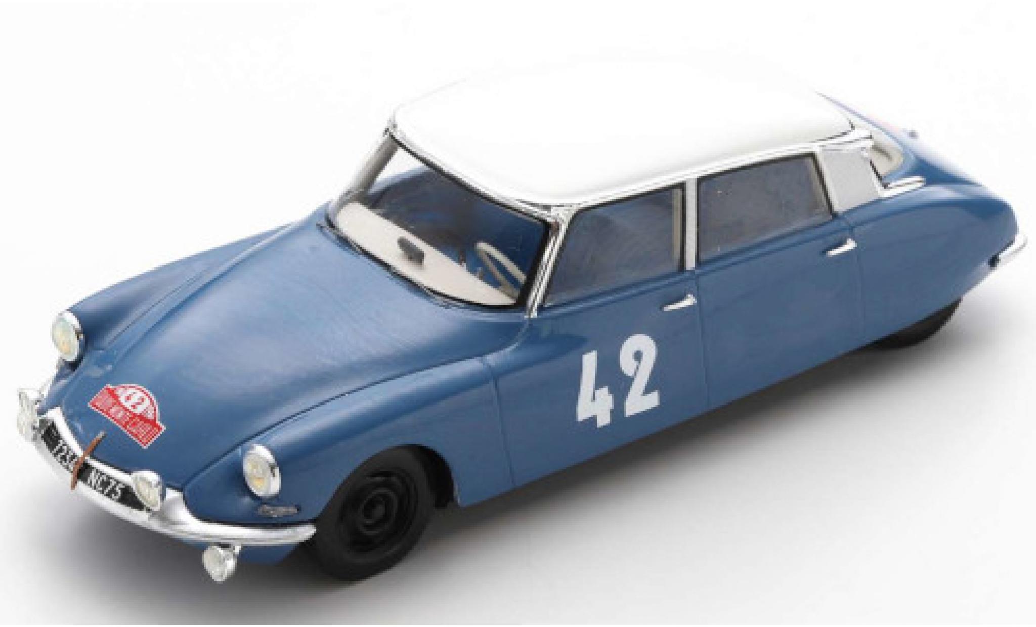 Citroen DS 1/43 Spark 19 No.42 Rallye Monte Carlo 1963 L.Bianchi/J.-C.Ogier modelauto