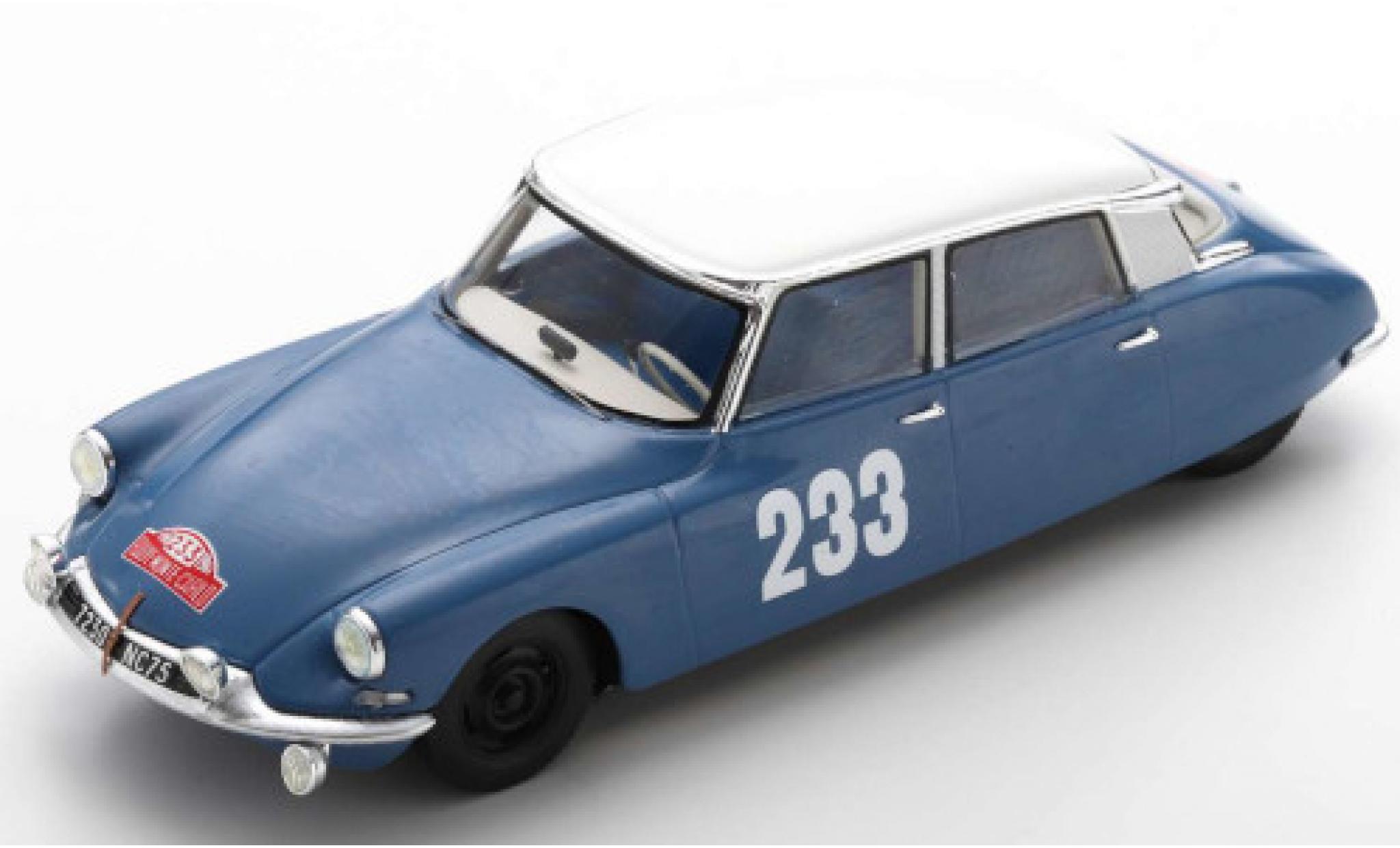 Citroen DS 1/43 Spark 19 No.233 Rallye Monte Carlo 1963 P.Toivonen/A.J&auml;rvi modelauto