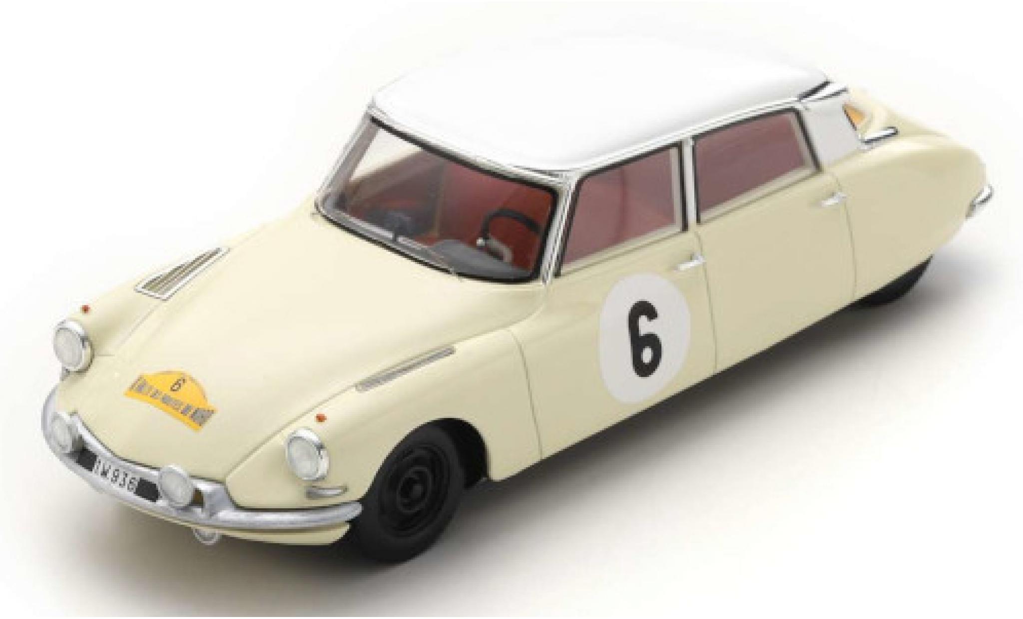 Citroen DS 1/43 Spark 19 No.6 Rallye des Routes du Nord 1963 L.Bianchi/P.Ickx modelauto