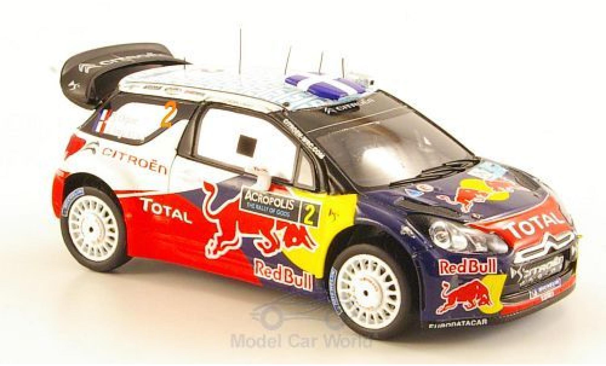 DS Automobiles DS3 Racing 1/43 Spark Citroen WRC No.2 Citroen Racing Red Bull Total WRC Rallye Acropolis 2011 S.Ogier/J.Ingrassia modelauto