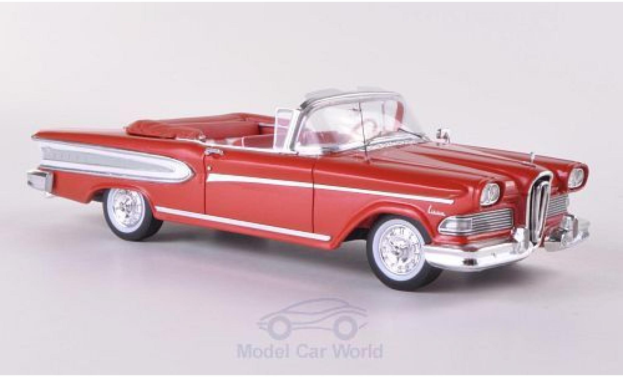 Edsel Citation 1/43 Spark Cabriolet metallic rood/wit 1958 modelauto
