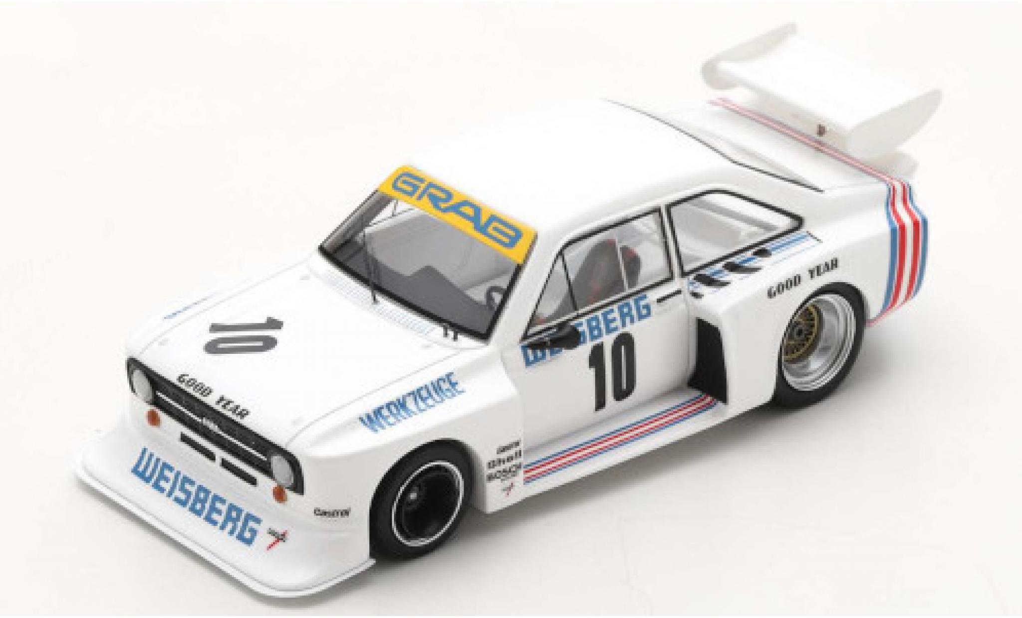 Ford Escort 1/43 Spark MK II RS Gr.5 No.10 Weisberg DRM Norisring 1977 T.Hezemans modelauto