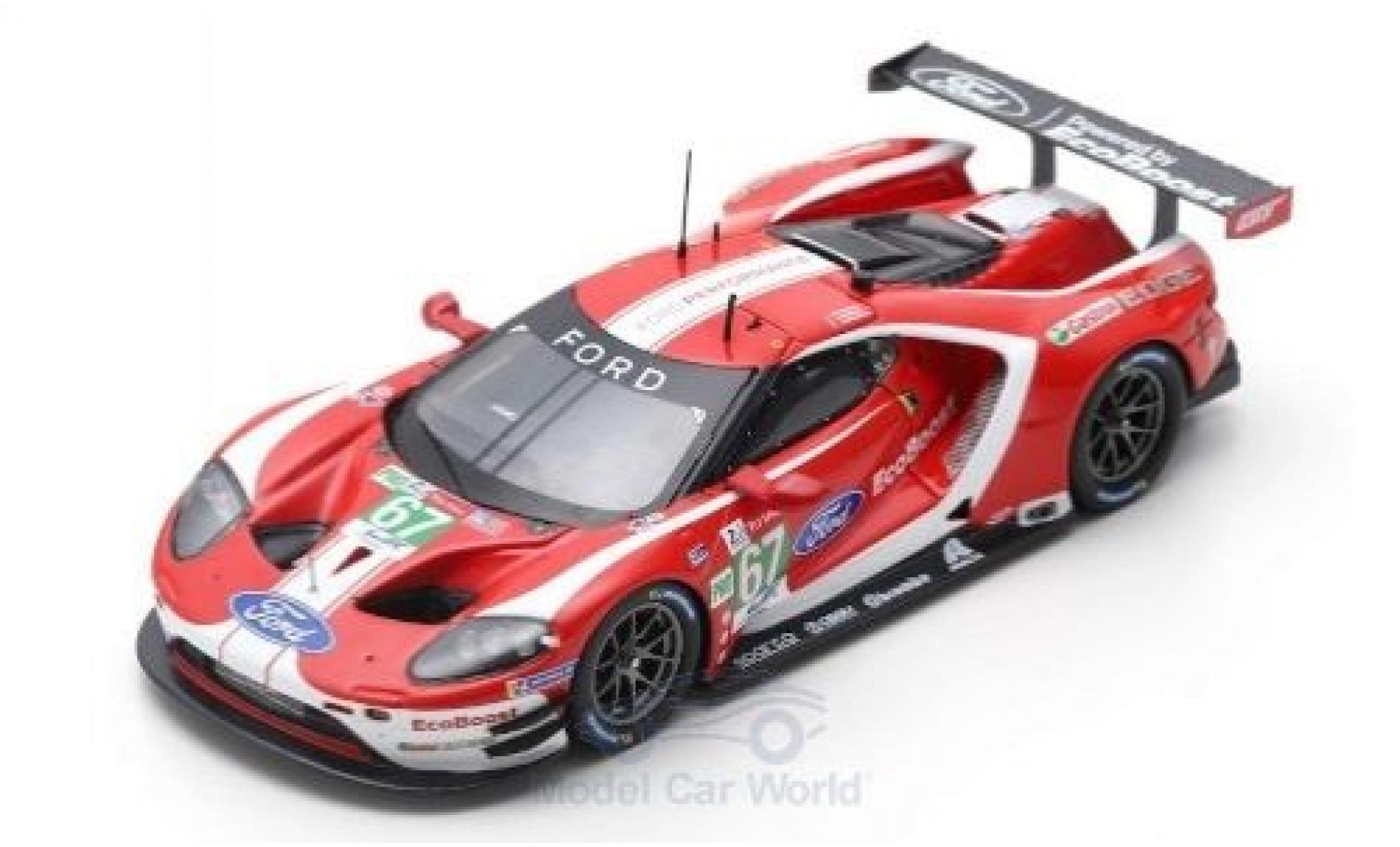 Ford GT 1/43 Spark No.67 Chip Ganassi Team UK 24h Le Mans 2019 A.Priaulx/H.Tincknell/J. Bomarito modelauto