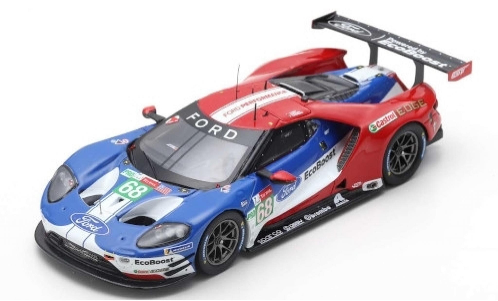 Ford GT 1/43 Spark No.68 Chip Ganassi Team USA 24h Le Mans 2019 J.Hand/D.M&uuml;ller/S.Bourdais modelauto