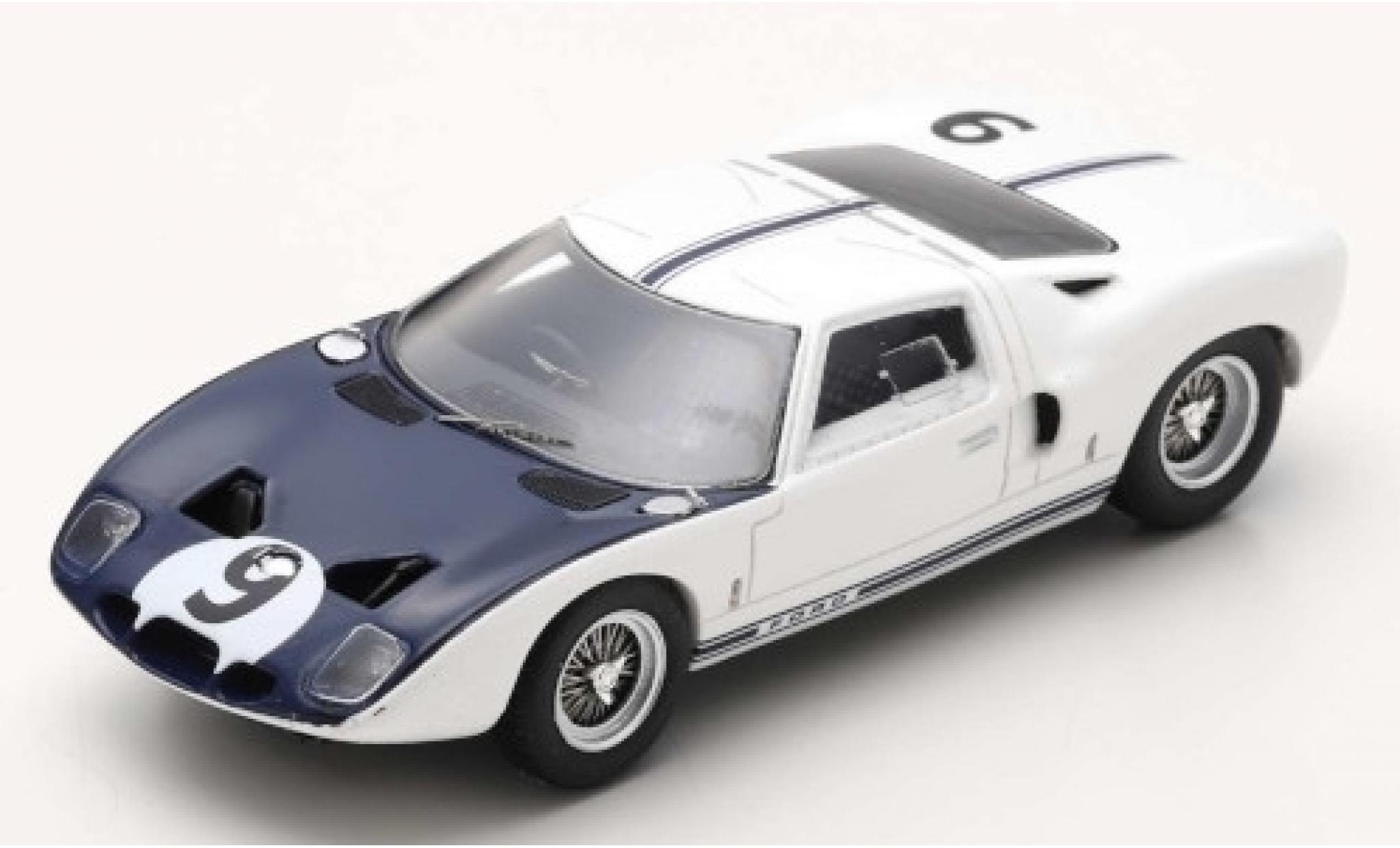 Ford GT 1/43 Spark RHD No.9 Le Mans 1964 Test Avril J.Schlesser modelauto