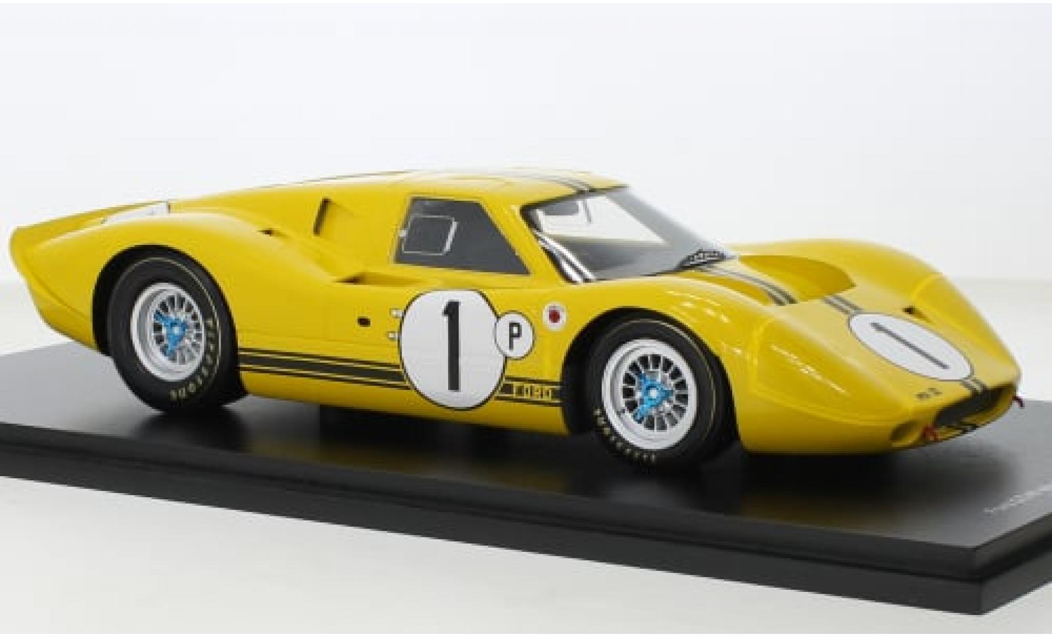 Ford GT40 1/18 Spark Mk IV RHD No.1 12h Sebring 1967 1:18 modelauto