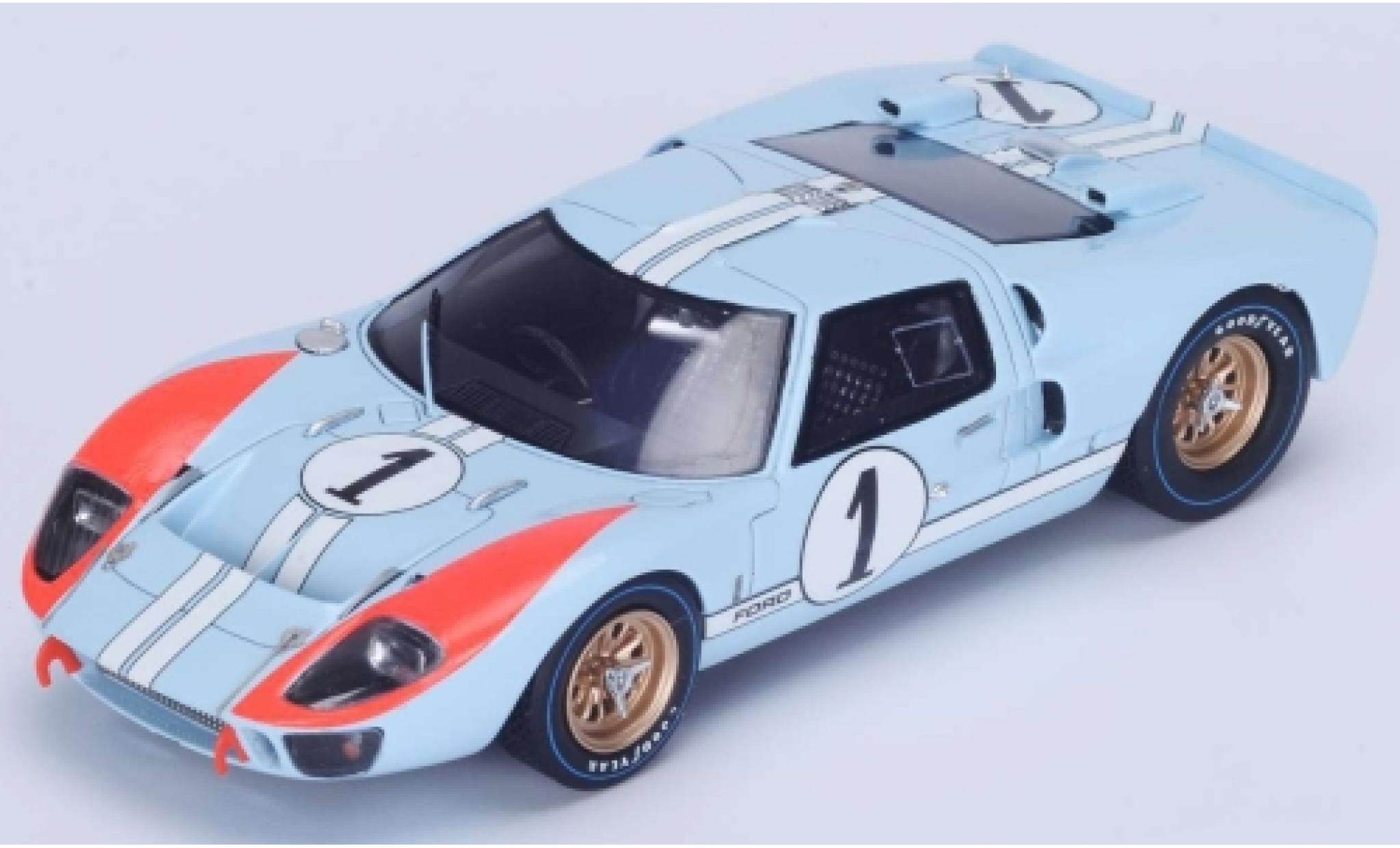 Ford GT40 1/18 Spark MkII No.1 24h Le Mans 1966 K.Miles/D.Hulme modelauto