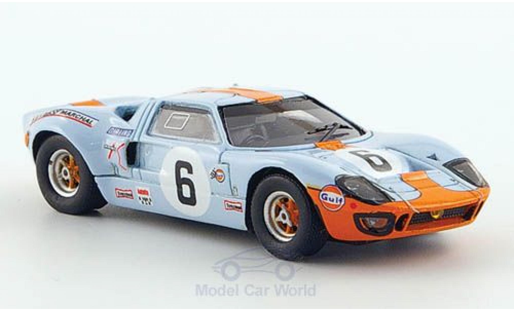 Ford GT40 1/87 Spark No.6 24h Le Mans 1969 J.Ickx/J.Oliver modelauto