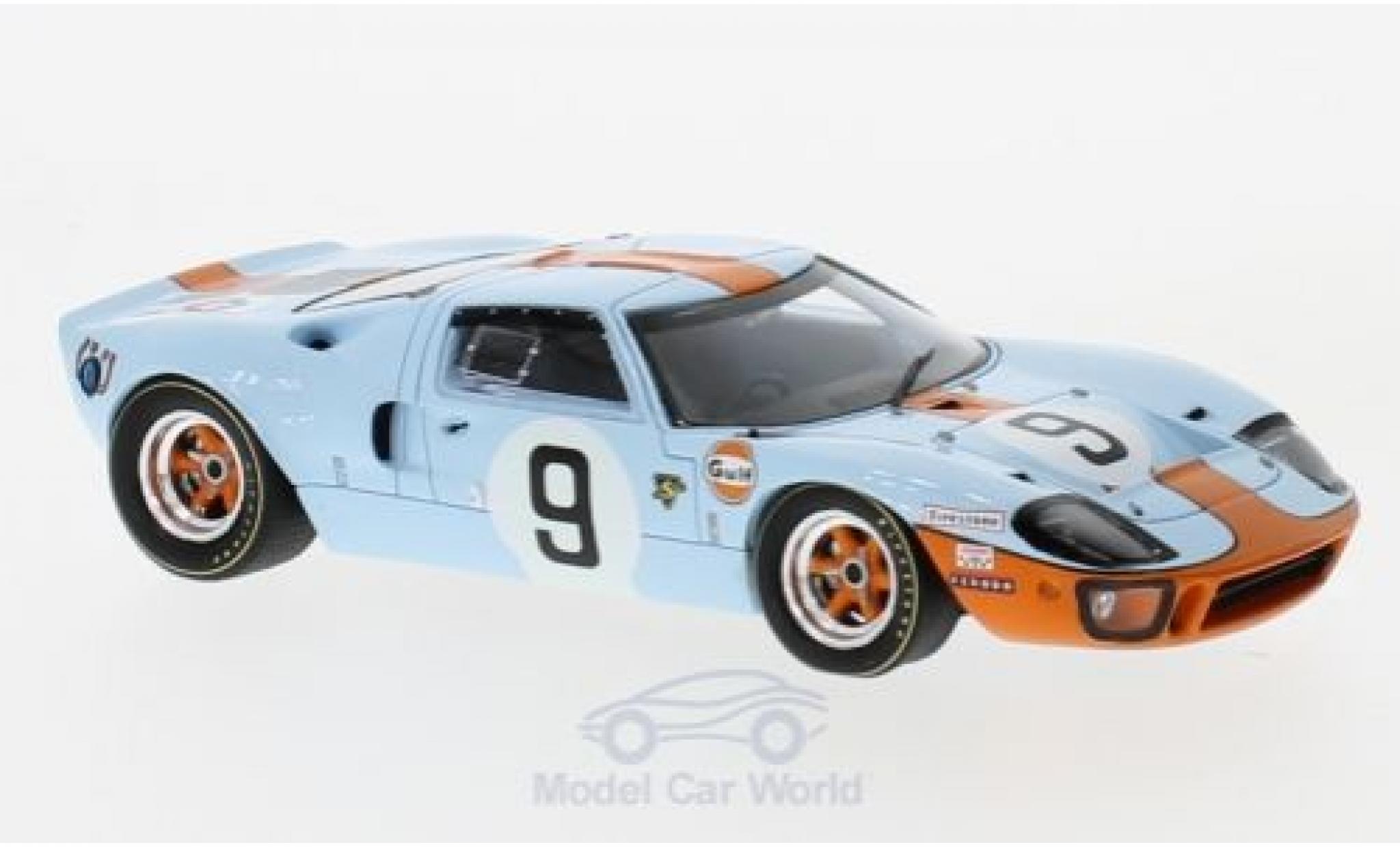 Ford GT40 1/43 Spark RHD No.9 Gulf 24h Le Mans 1968 P.Rodriguez/L.Bianchi modelauto