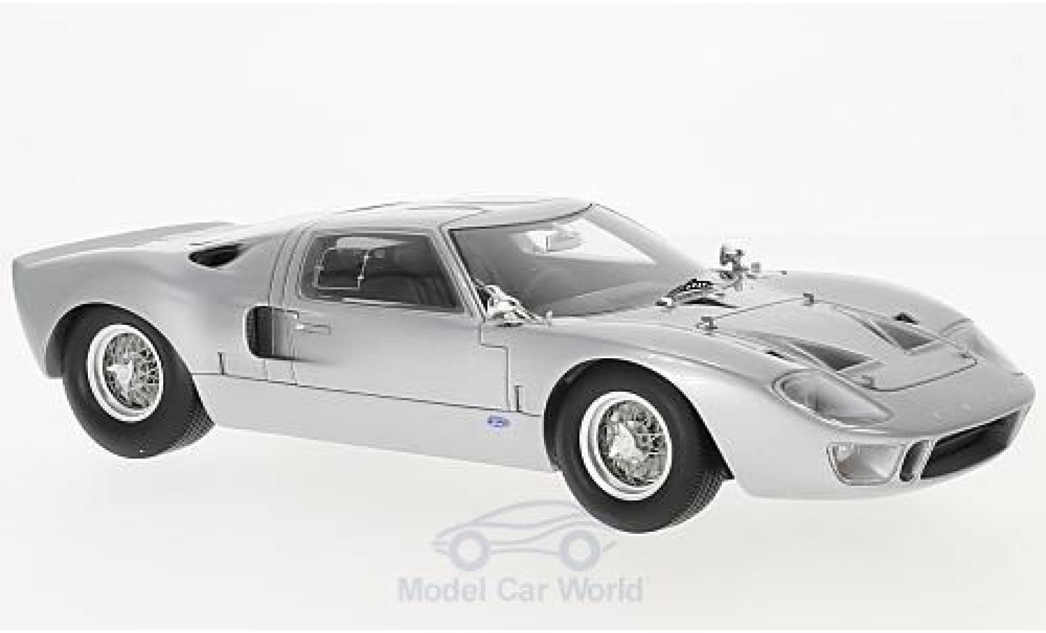 Ford GT40 1/18 Spark grijs 1966 modelauto