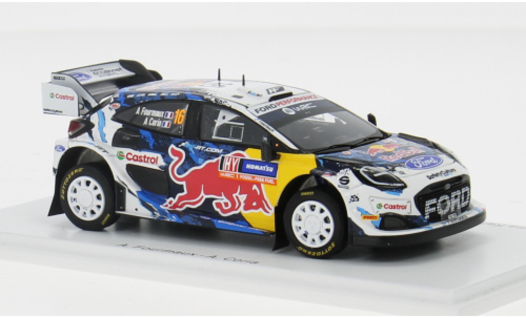 Ford Puma 1/43 Spark Rally1 No.16 M-Sport World Rally Team Red Bull Rallye WM Rallye Schweden 2024 1:43 modelauto