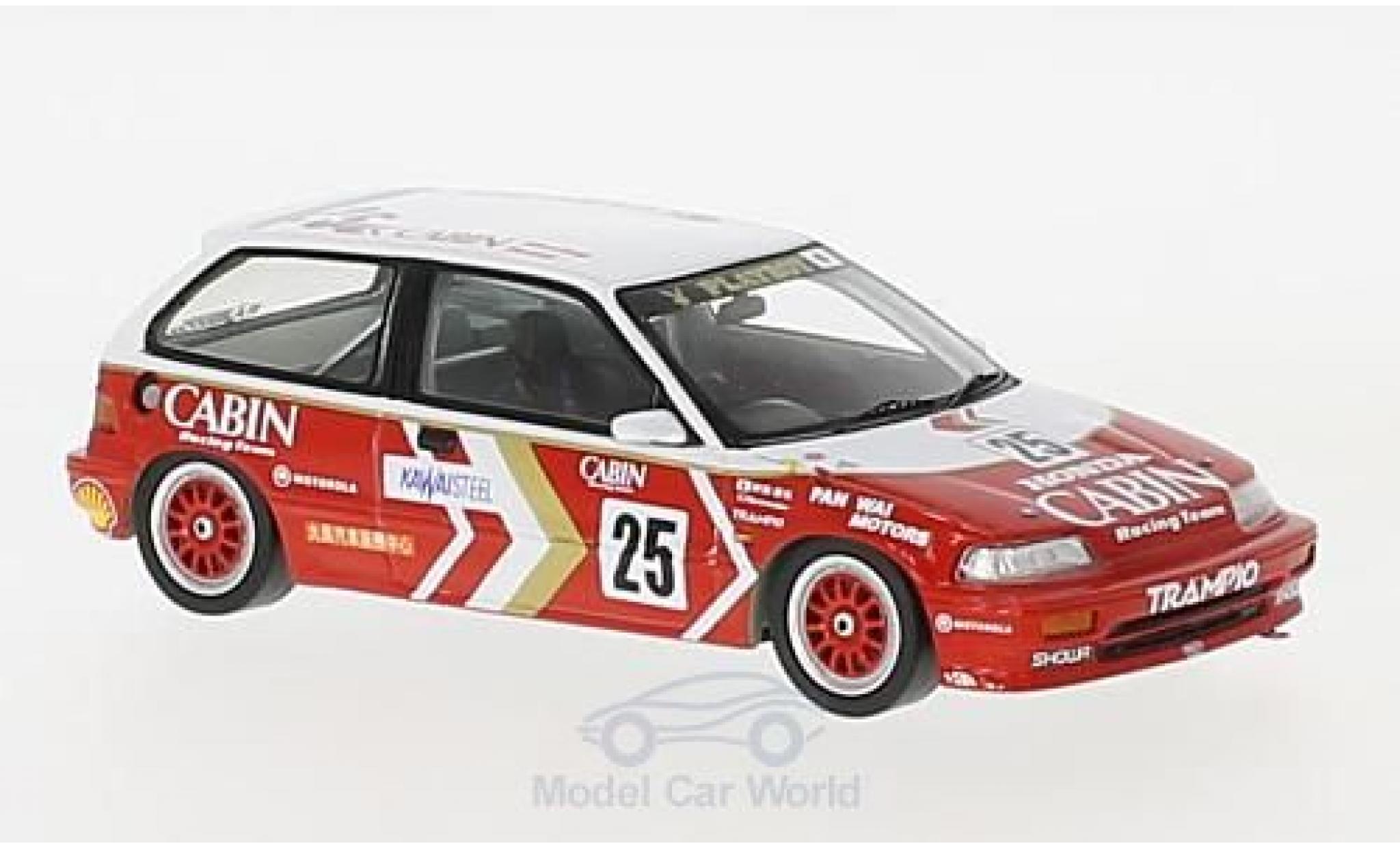 Honda Civic 1/43 Spark EF3 RHD No.25 Macau Guia Race 1989 Y.Muramatsu modelauto