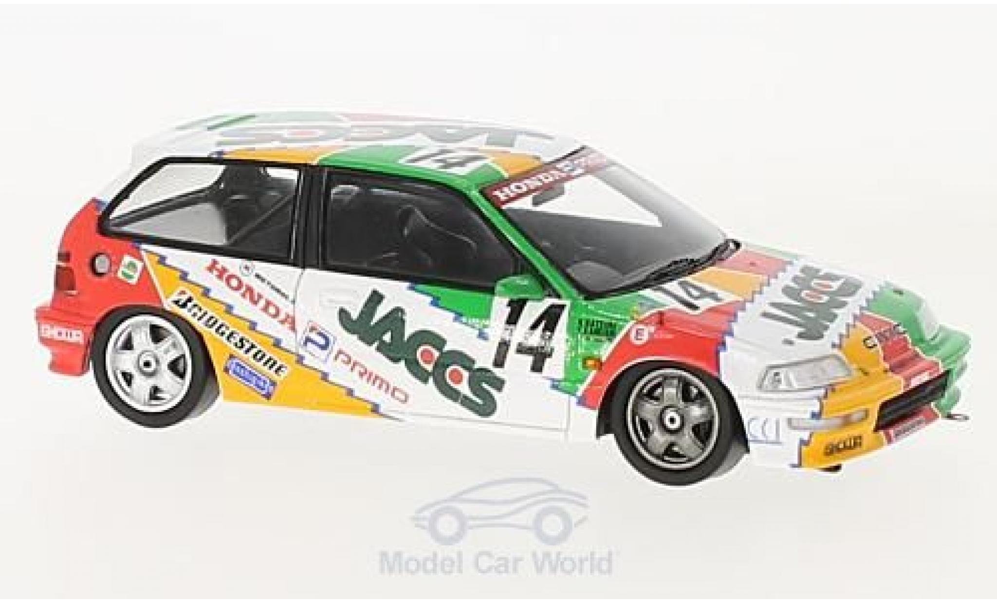 Honda Civic 1/43 Spark EF9 RHD No.14 JTC Okayama 1992 N.Hattori/K.Kaneishi modelauto