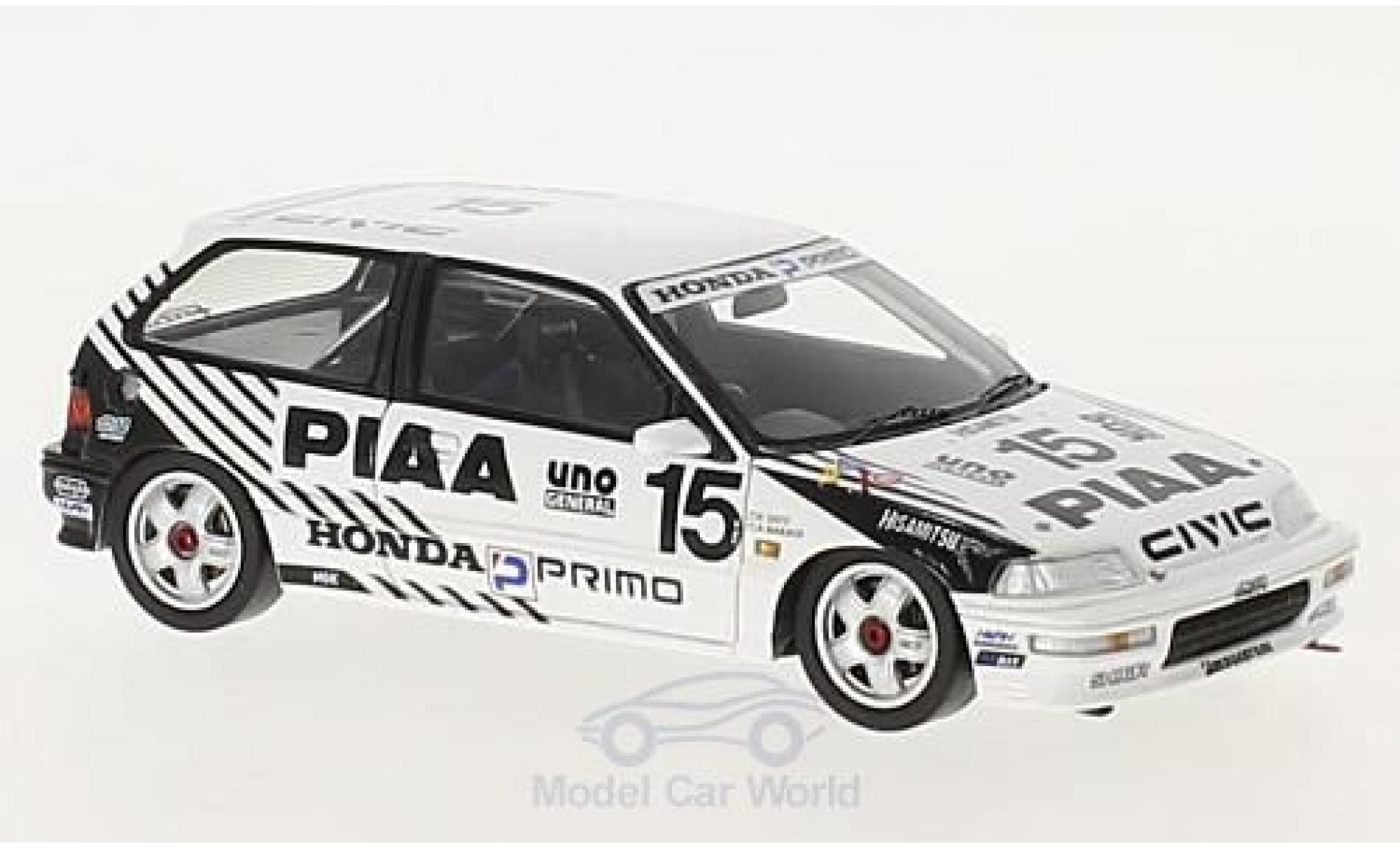 Honda Civic 1/43 Spark EF9 RHD No.15 PIAA JTC 500km Suzuka 1990 A.Nakaya/K.Sato modelauto