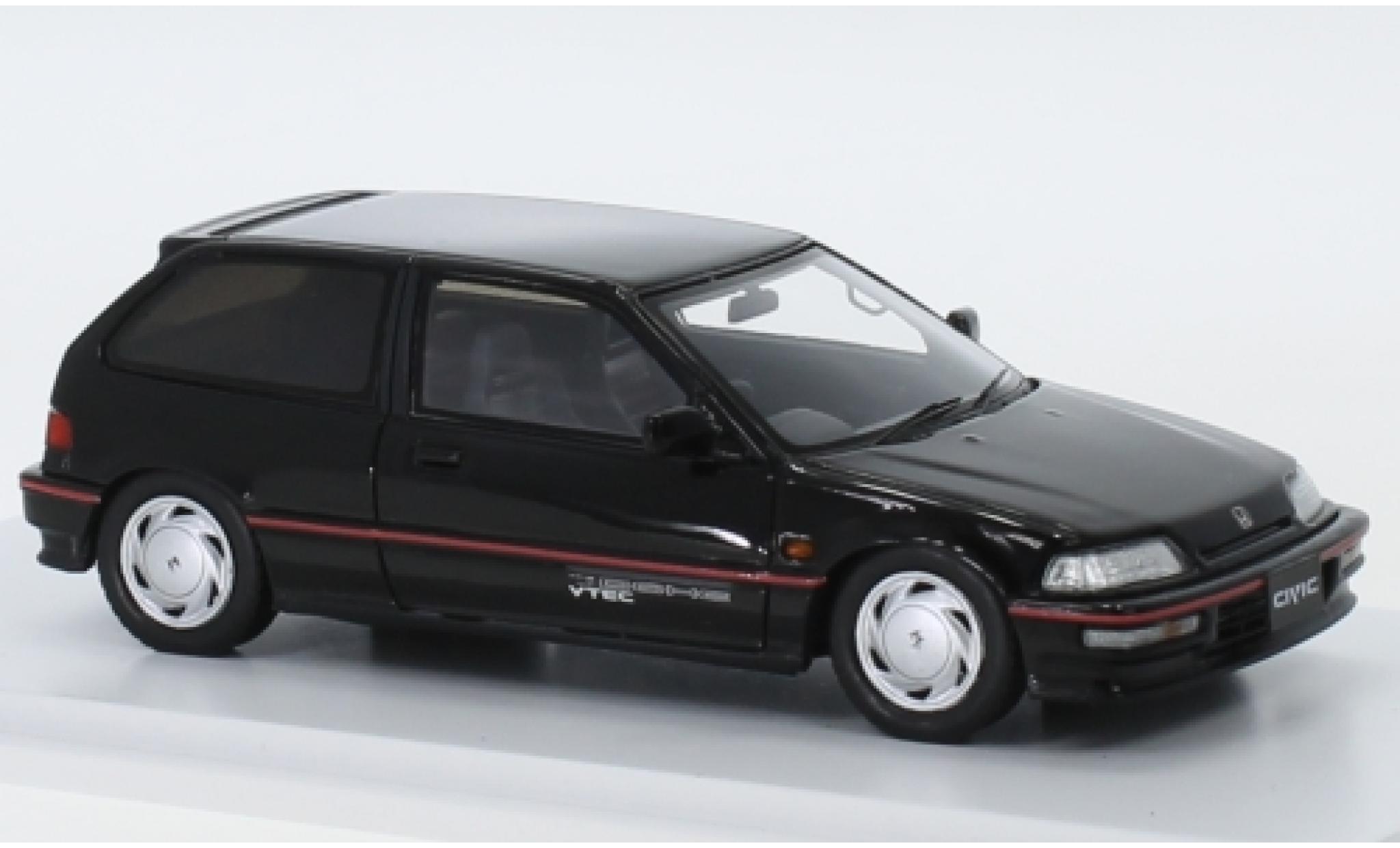 Honda Civic 1/43 Spark (EF9) SiR zwart RHD 1990 modelauto