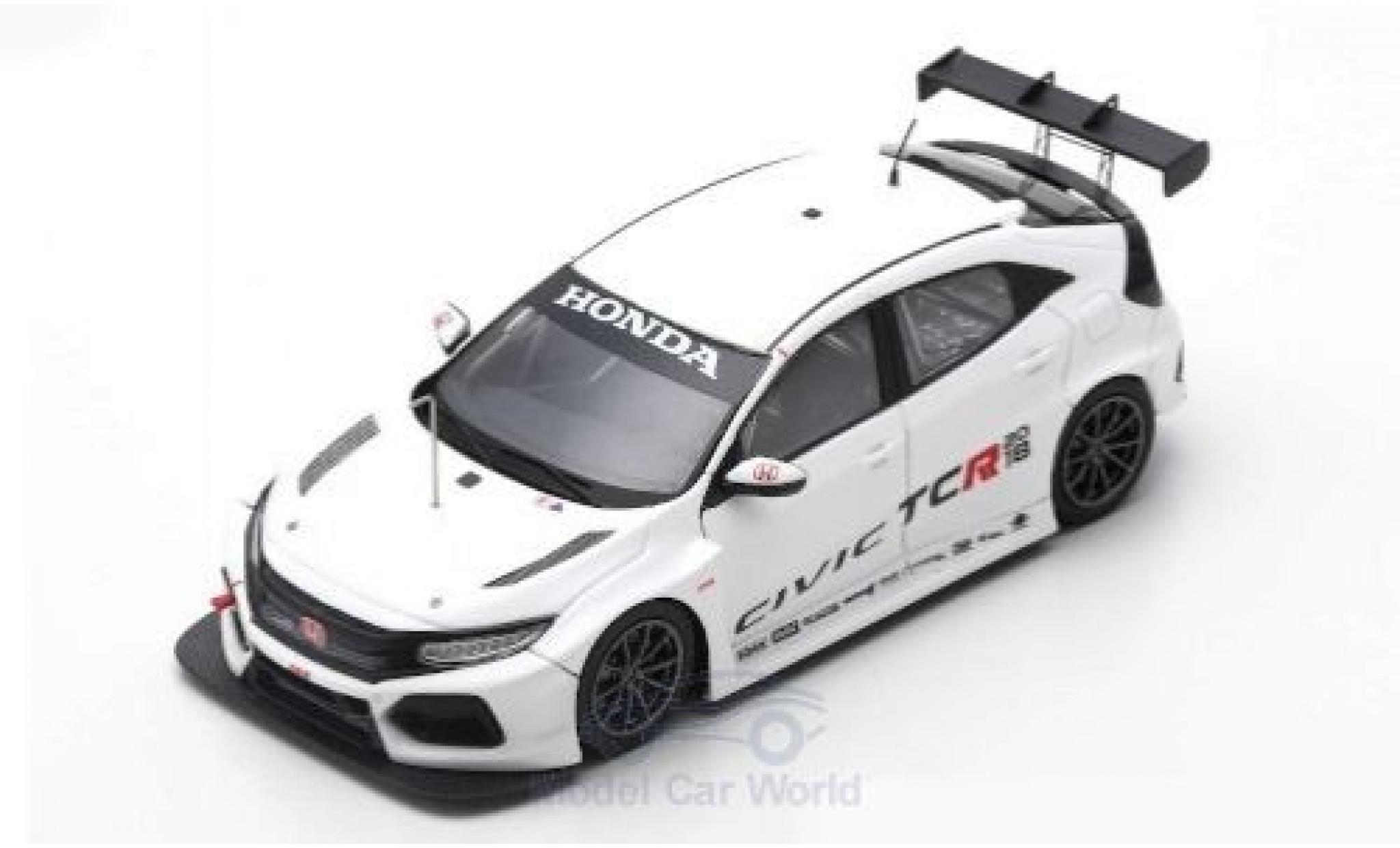 Honda Civic 1/43 Spark Type R TCR J.A.S. Motorsport TCR International Series Test Valencia 2018 Testfahrzeug T.Monteiro modelauto
