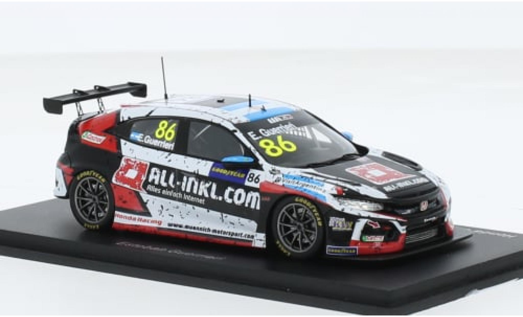 Honda Civic 1/43 Spark Type R TCR No.86 All-Inkl.com M&uuml;nnich Motorsport WTCR Aragon II 2020 1:43 modelauto