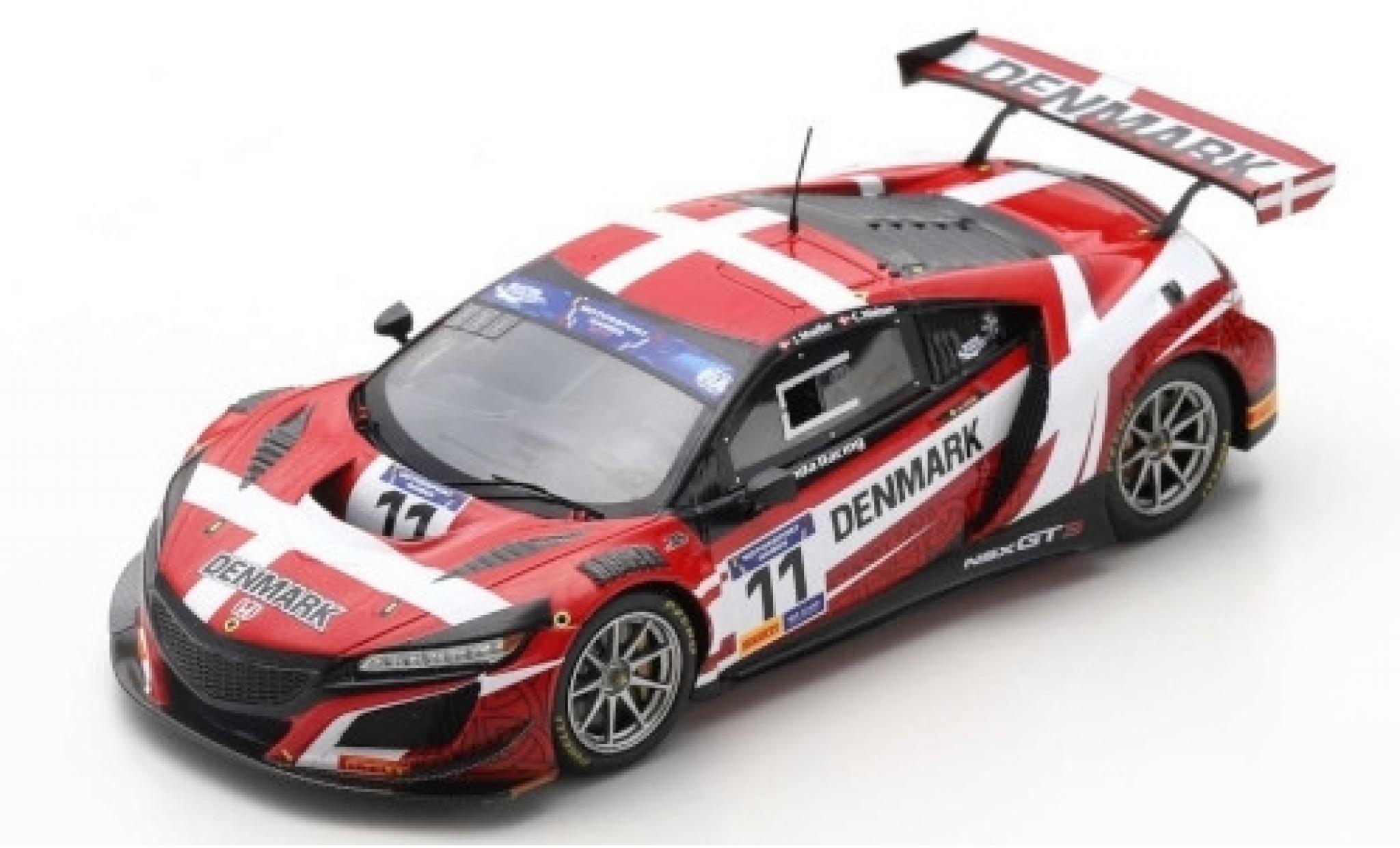 Honda NSX 1/43 Spark GT3 No.11 Racing Team Denmark FIA Motorsport Games GT Cup Vallelunga 2019 J.M&ouml;ller/C.Nielsen modelauto