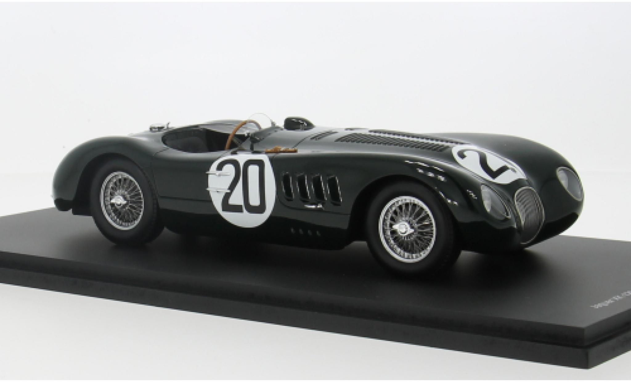 Jaguar XK 1/18 Spark 120 C RHD No.20 24h Le Mans 1951 1:18 modelauto