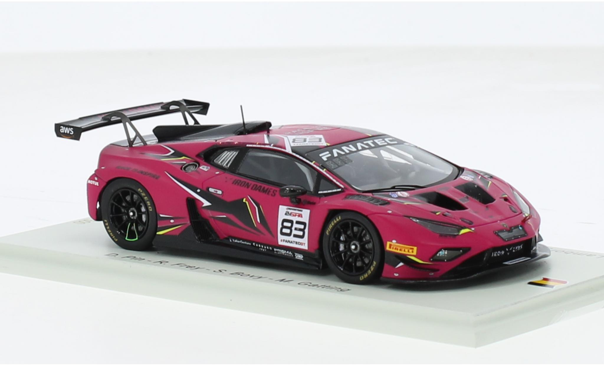 Lamborghini Huracan 1/43 Spark GT3 EVO 2 No.83 Iron Dames 24h Spa 2023 1:43 modelauto