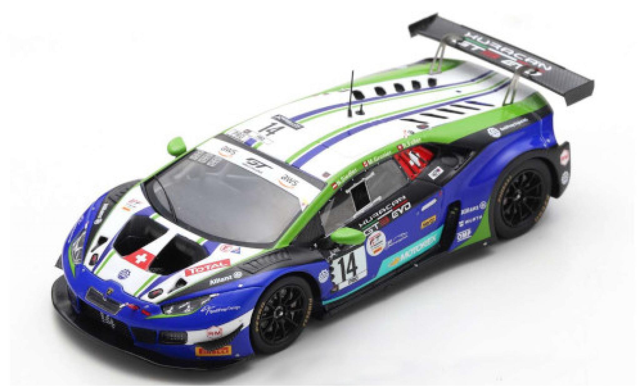 Lamborghini Huracan 1/43 Spark GT3 Evo No.14 Emil Frey Racing GT World Challenge 24h Spa 2020 N.Siedler/M.Grenier/R.Feller modelauto