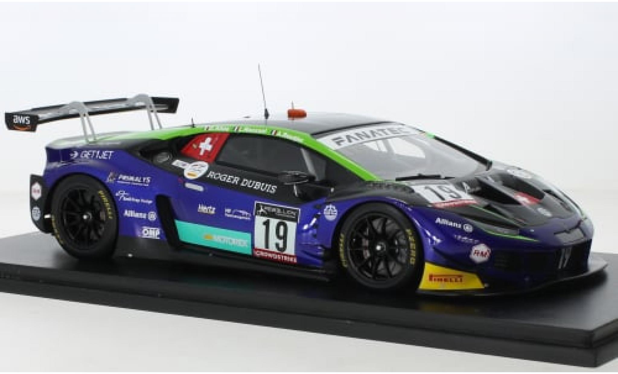 Lamborghini Huracan 1/18 Spark GT3 Evo No.19 Emil Frey Racing 24h Spa 2022 1:18 modelauto