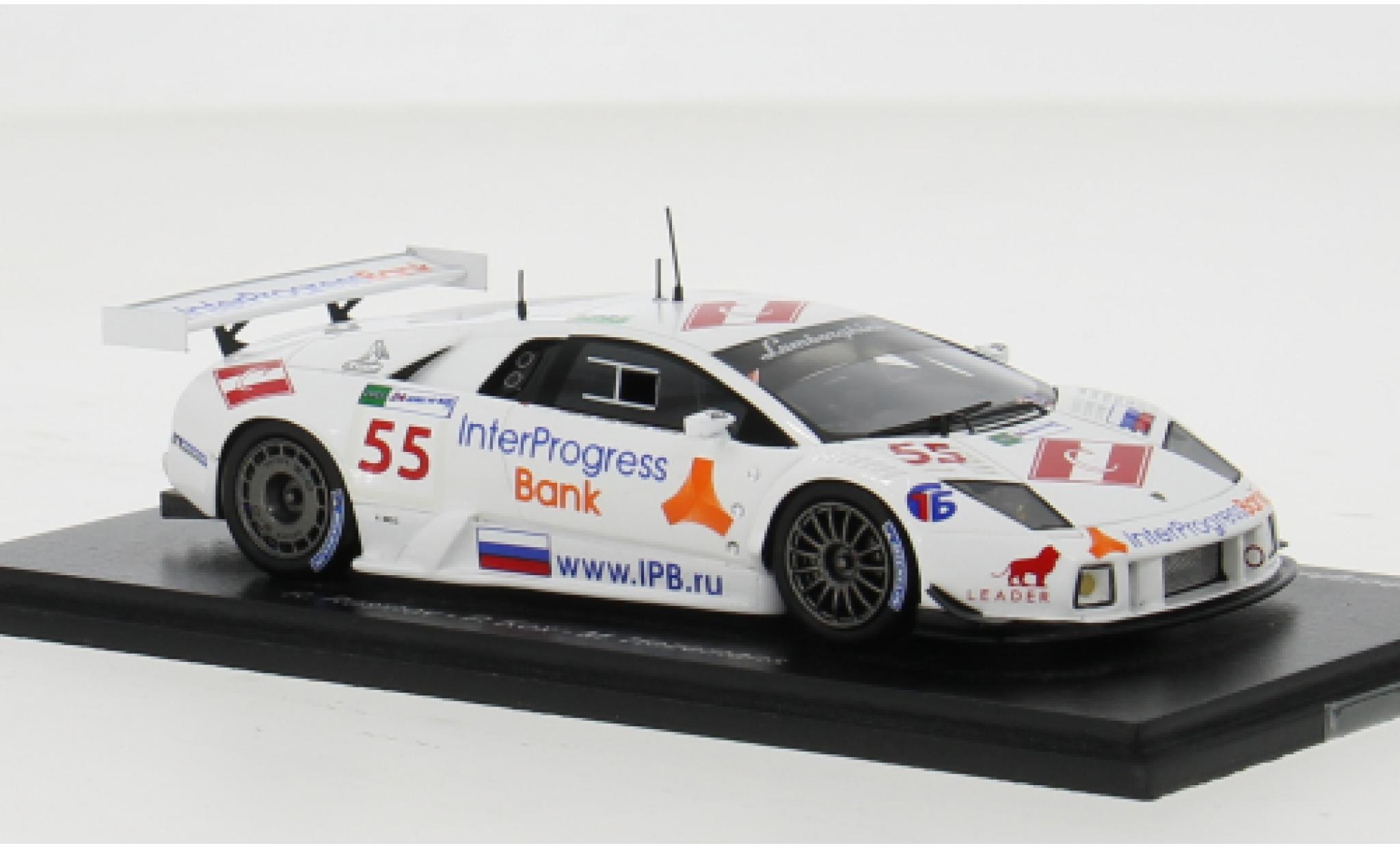 Lamborghini Murcielago 1/43 Spark R-GT LM No.55 IPB Spartak Racing 24h Le Mans 2008 1:43 modelauto