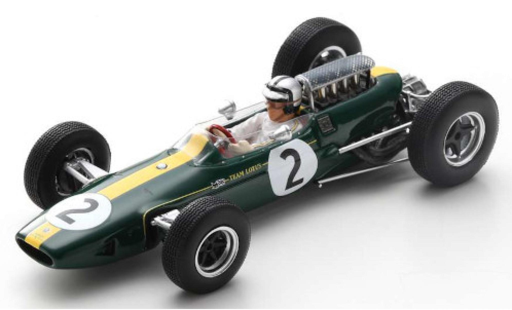 Lotus 33 1/43 Spark No.2 Team Formel 1 GP Frankreich 1966 P.Rodriguez modelauto