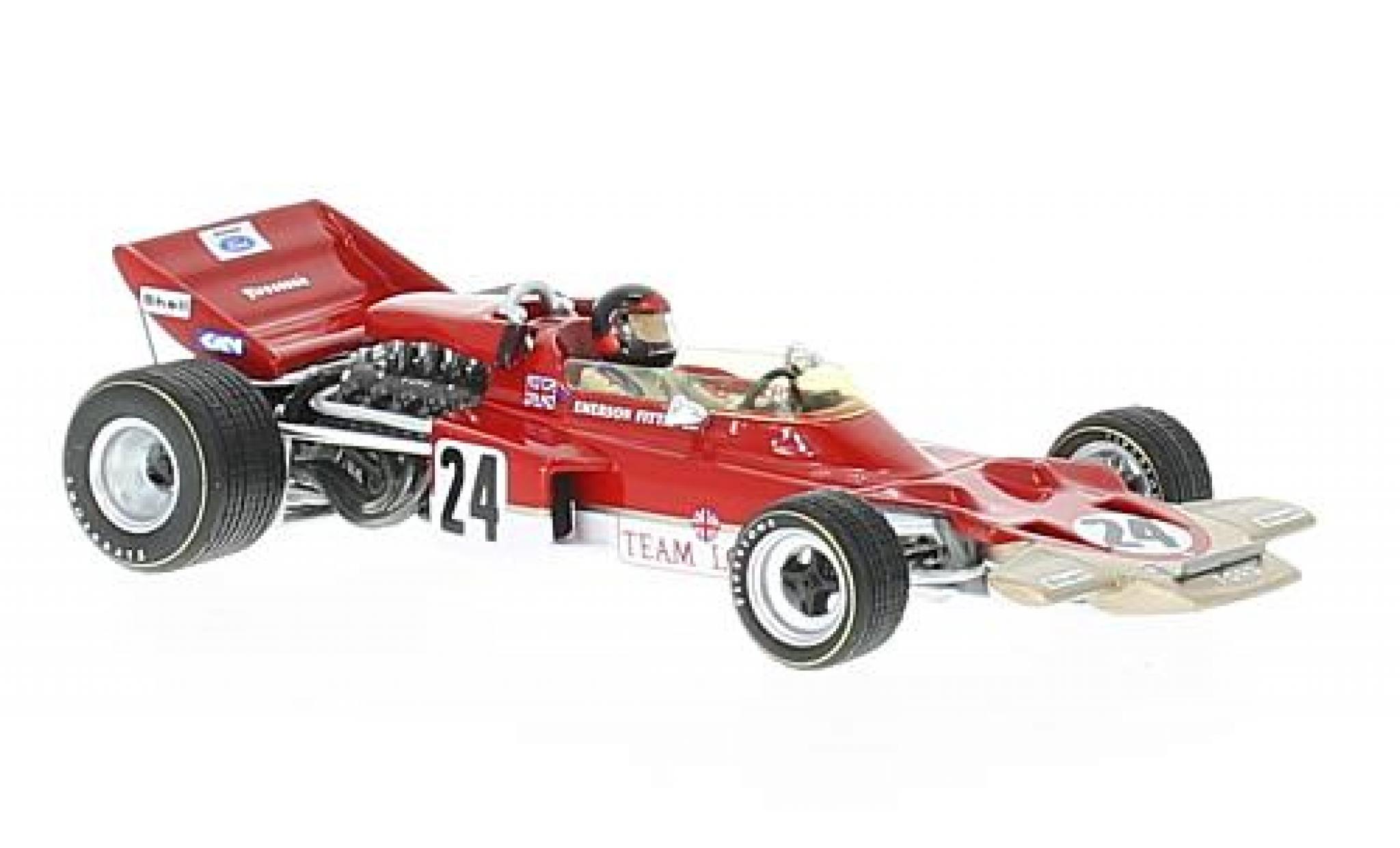 Lotus 72 1/43 Spark C No.24 Gold Leaf Formel 1 GP USA 1970 avec Decals E.Fittipaldi modelauto