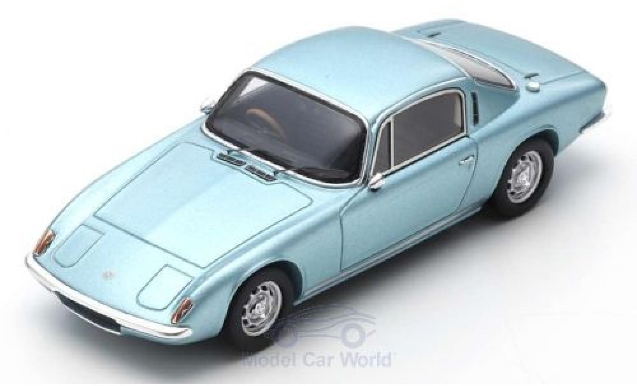 Lotus Elan 1/43 Spark +2 metallic blauw RHD 1967 modelauto