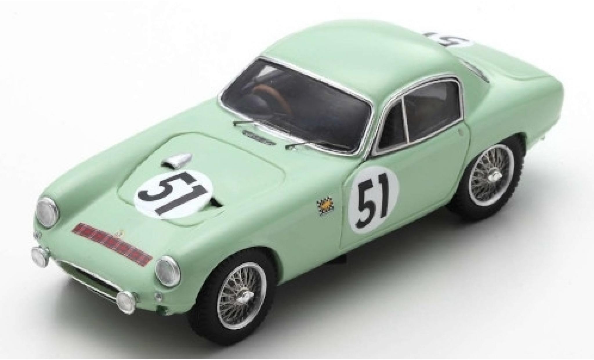Lotus Elite 1/43 Spark RHD No.51 24h Le Mans 1961 C.Allison/M.Mckee modelauto