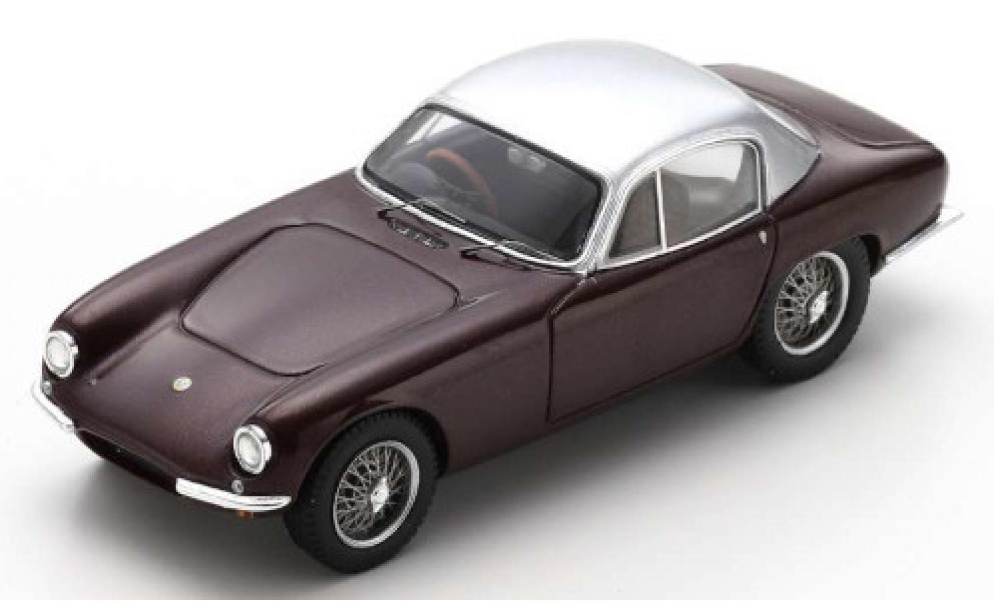 Lotus Elite 1/43 Spark (Type 14) metallic lila/grijs RHD 1958 modelauto