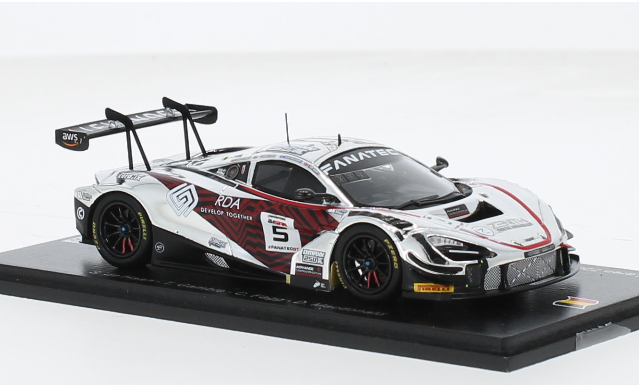 McLaren 720 1/43 Spark S GT3 EVO No.5 Optimum Motorsport 24h Spa 2023 1:43 modelauto
