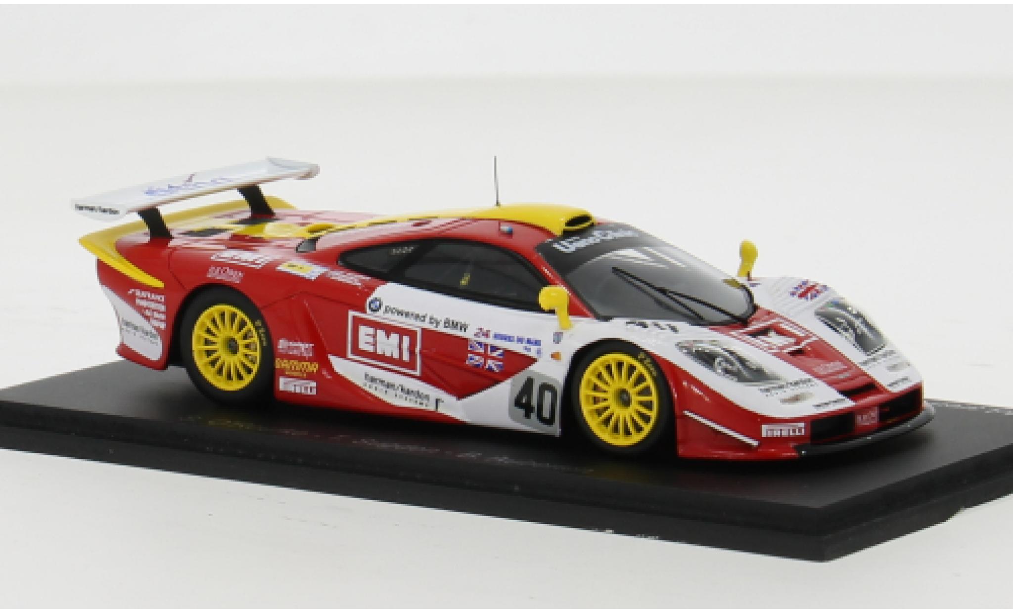 McLaren F1 1/43 Spark GTR No.40 Gulf Team Davidoff 24h Le Mans 1998 1:43 modelauto