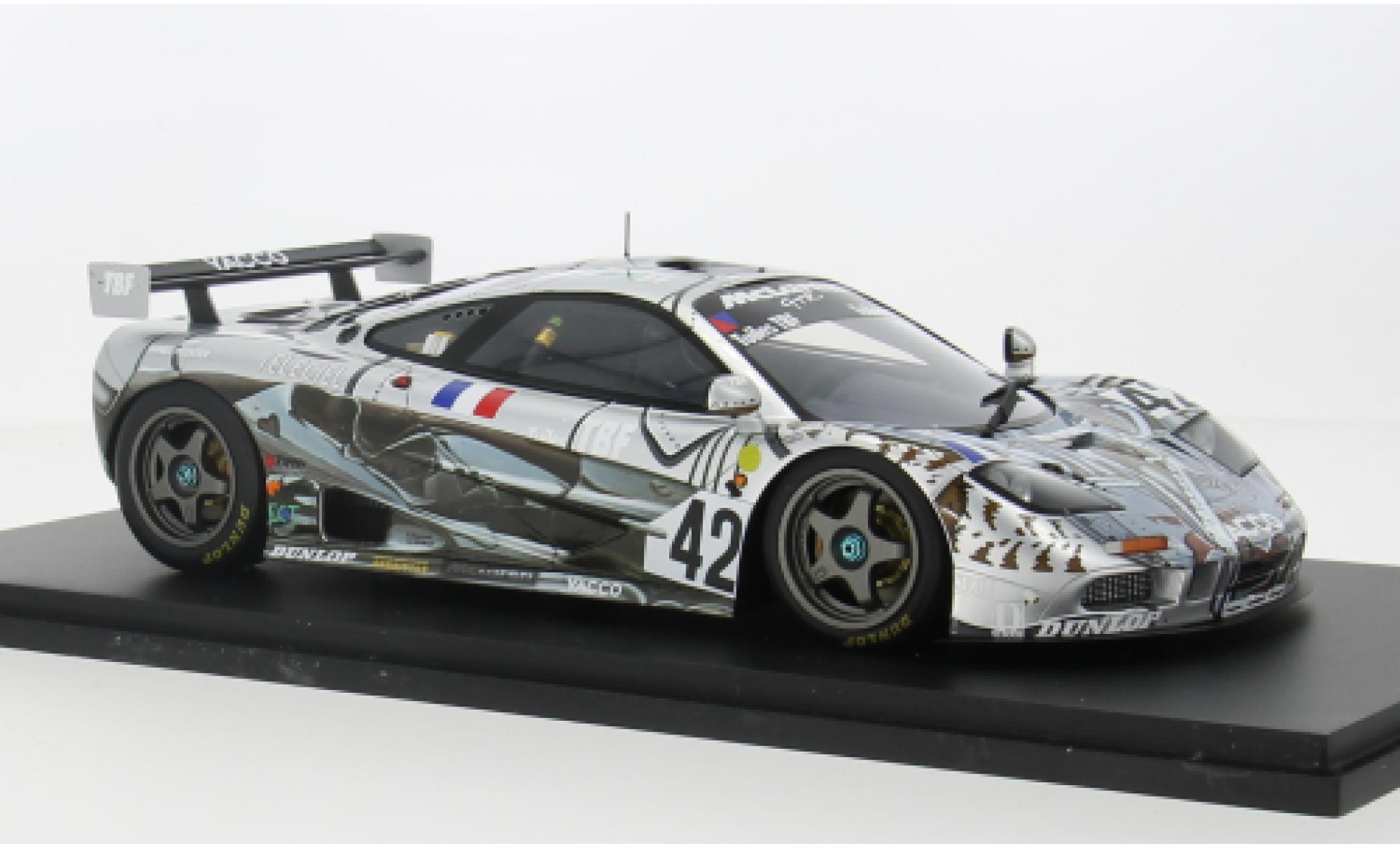 McLaren F1 1/18 Spark GTR No.42 BBA Competition 24h Le Mans 1995 1:18 modelauto