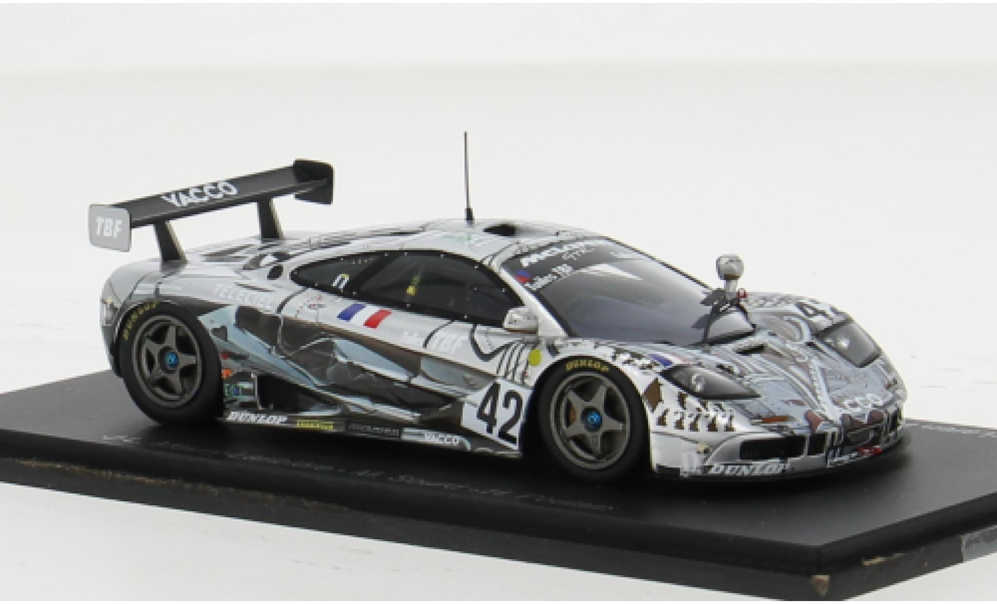 McLaren F1 1/43 Spark GTR No.42 Societe BBA Competition 24h Le Mans 1995 1:43 modelauto