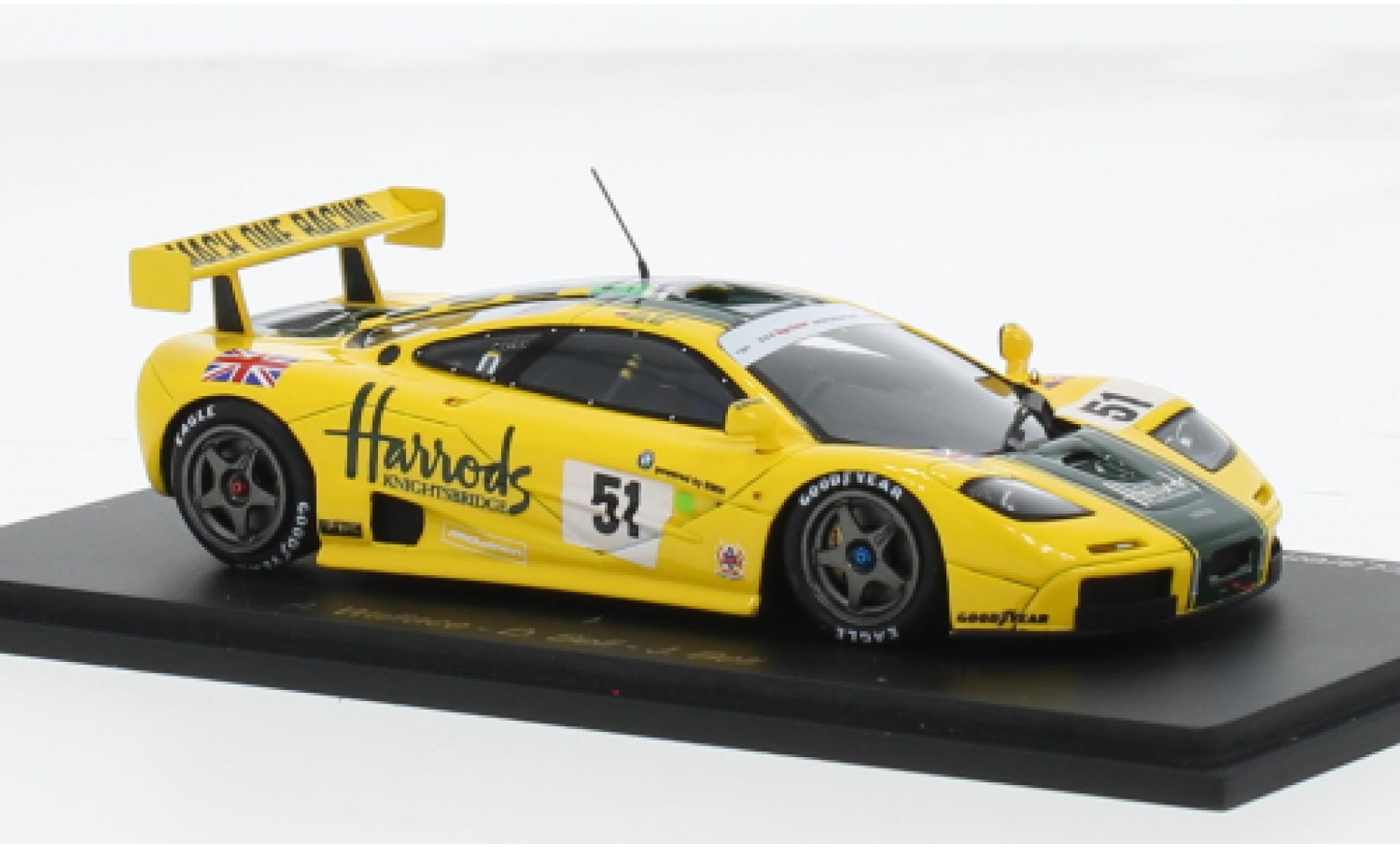 McLaren F1 1/43 Spark GTR No.51 Mach One Racing 24h Le Mans 1995 1:43 modelauto