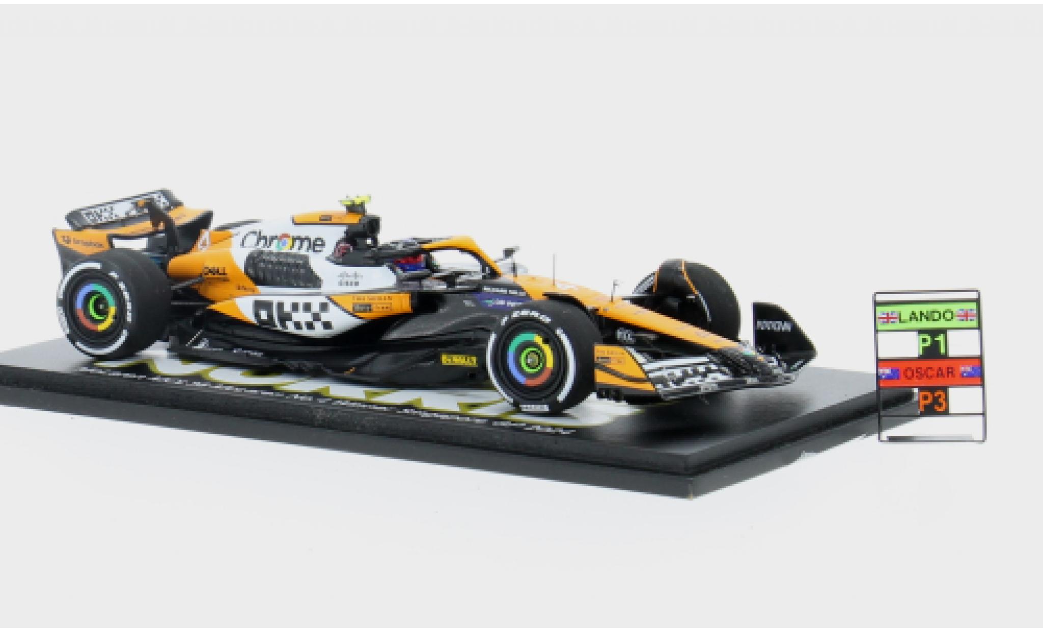 McLaren F1 1/43 Spark MCL38 GP Singapur 2024 Team #4 1:43 modelauto