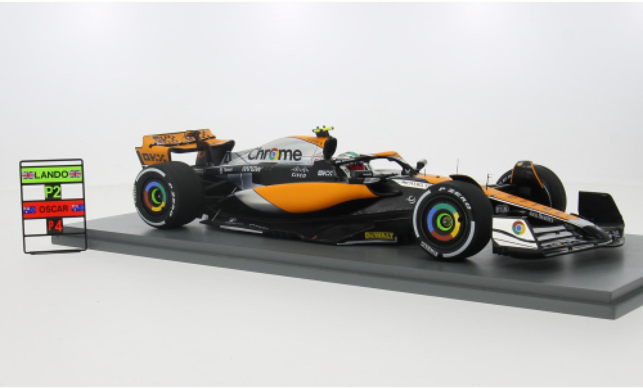 McLaren F1 1/18 Spark MCL60 No.4 Team Formel 1 GP Gro&szlig;britannien 2023 1:18 modelauto