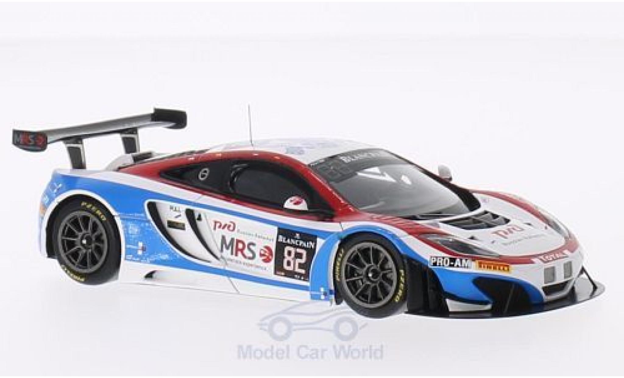 McLaren MP4-12C 1/43 Spark No.82 GT Russian Team 24h Spa 2014 A.Vasiliev/K.Vasiliauskas/M.Asmer/F.Spengler modelauto