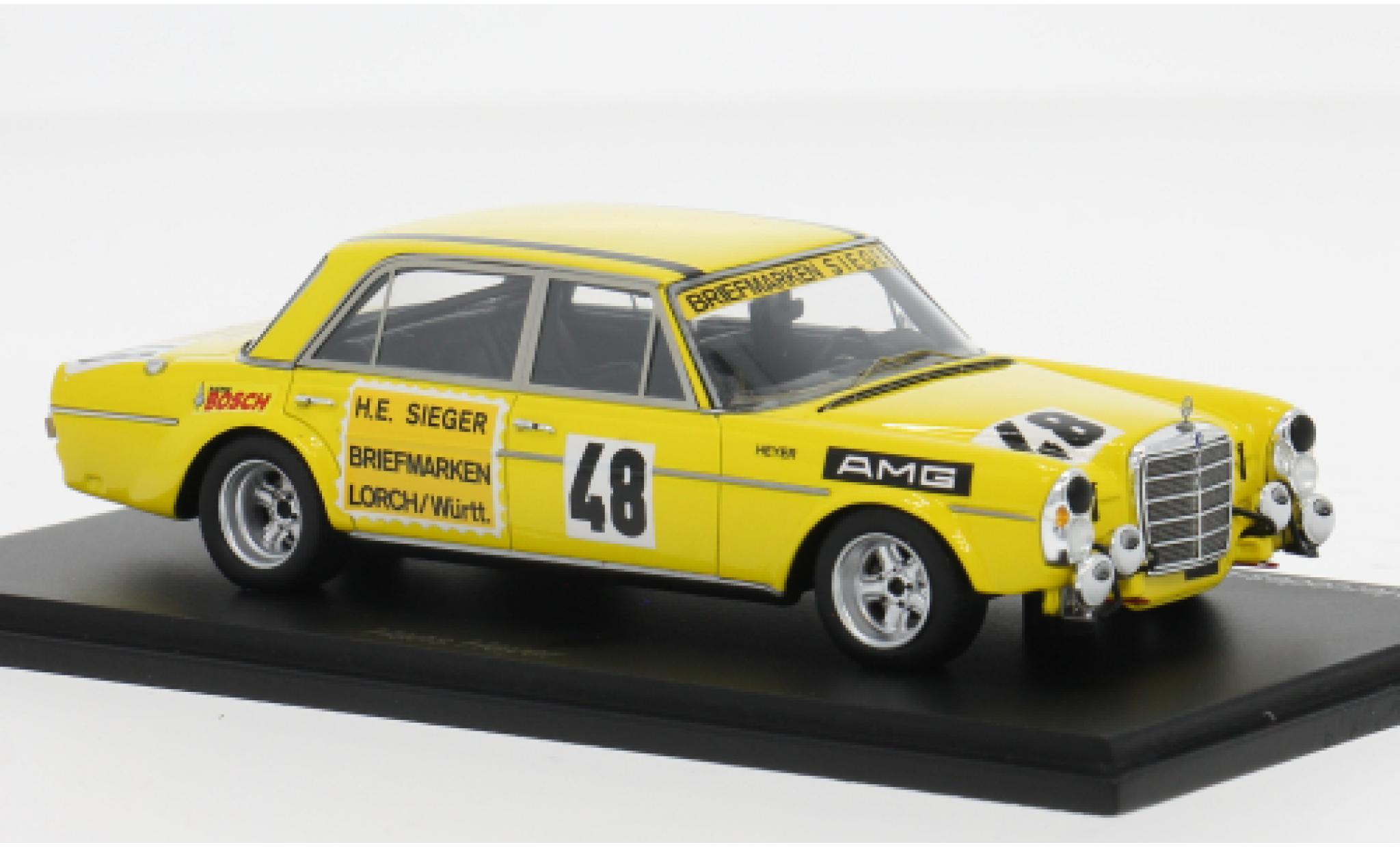 Mercedes 300 1/43 Spark SEL 6.8 AMG 24h Le Mans 1972 #48 1:43 modelauto
