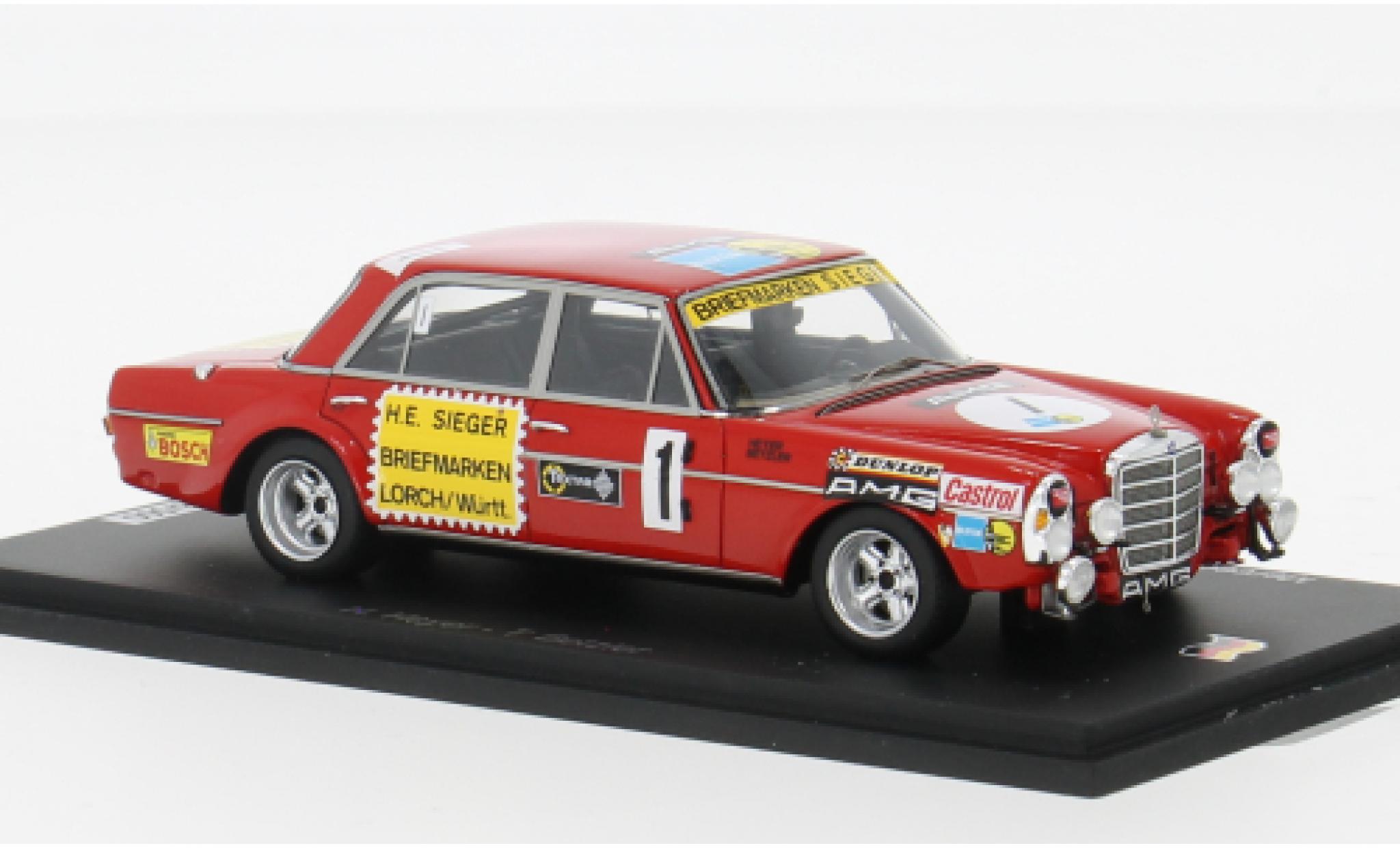 Mercedes 300 1/43 Spark SEL 6.8 AMG 24h N&uuml;rburgring 1972 #1 1:43 modelauto